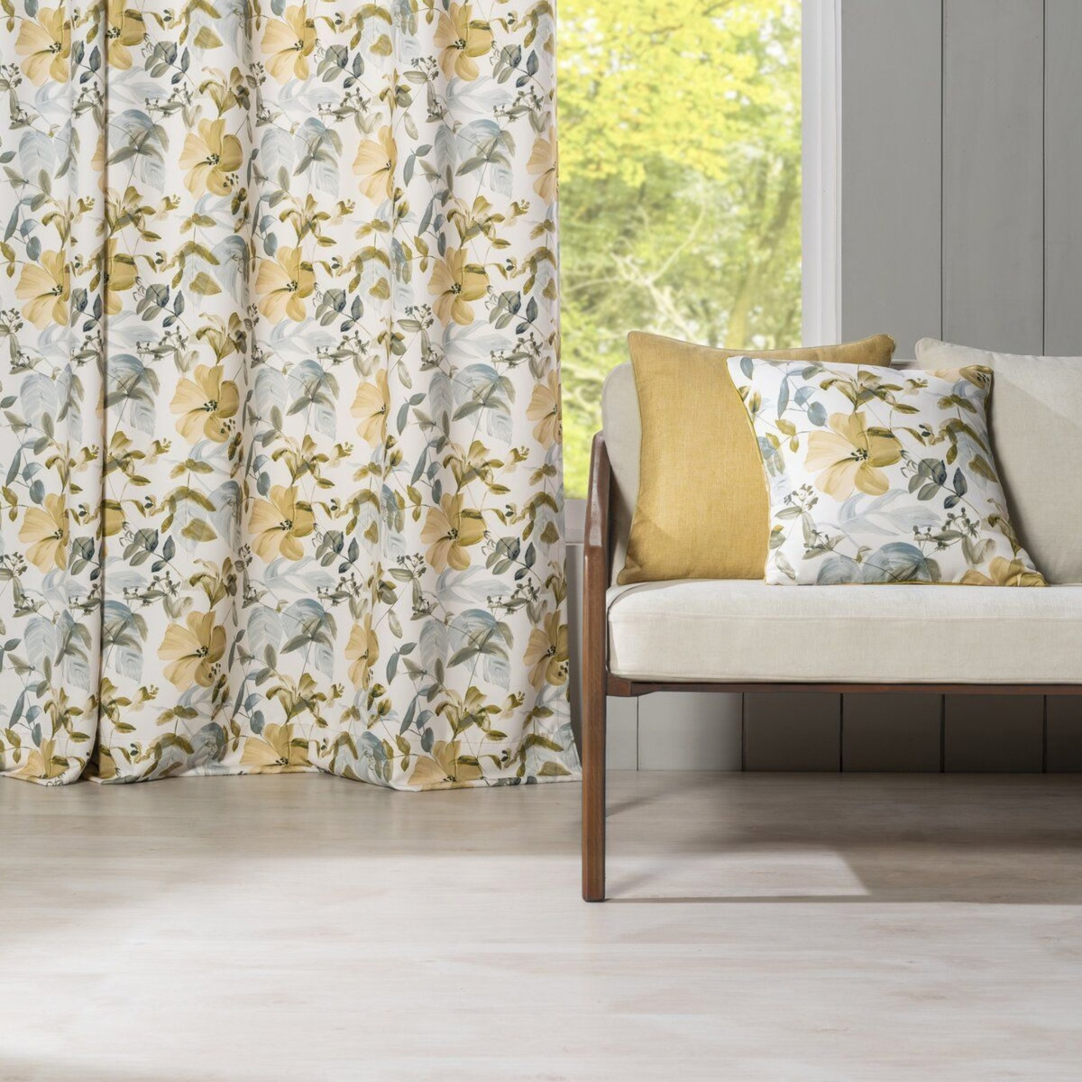 Satin plain curtains by Woodkraft Studio, Hyderabad
