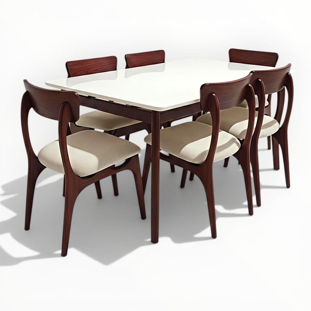 Cresta | Scandinavian Teakwood Dining Set