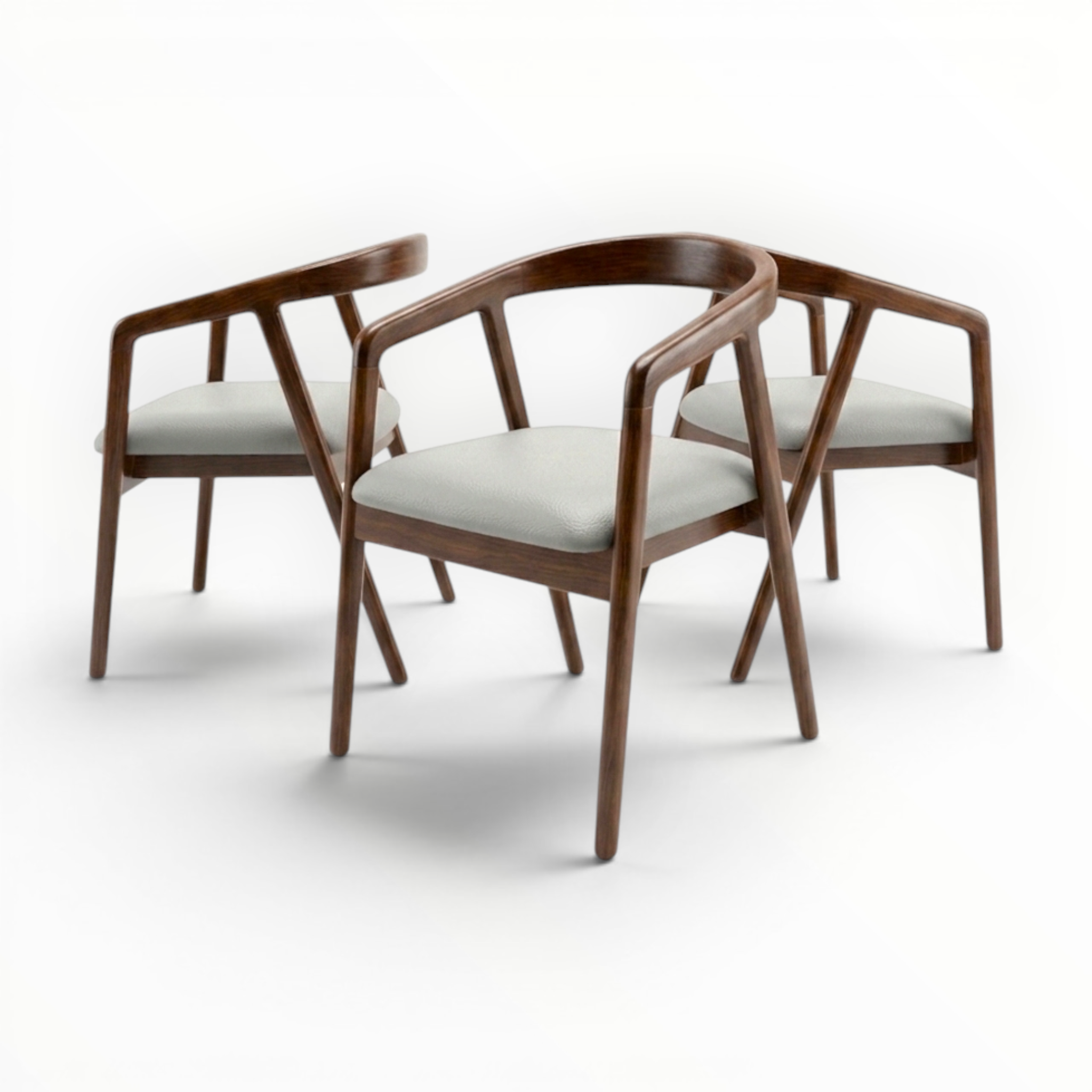 Aris Dining Set | Teakwood Frame with Marble or Wooden Top | 4 & 6 Seater