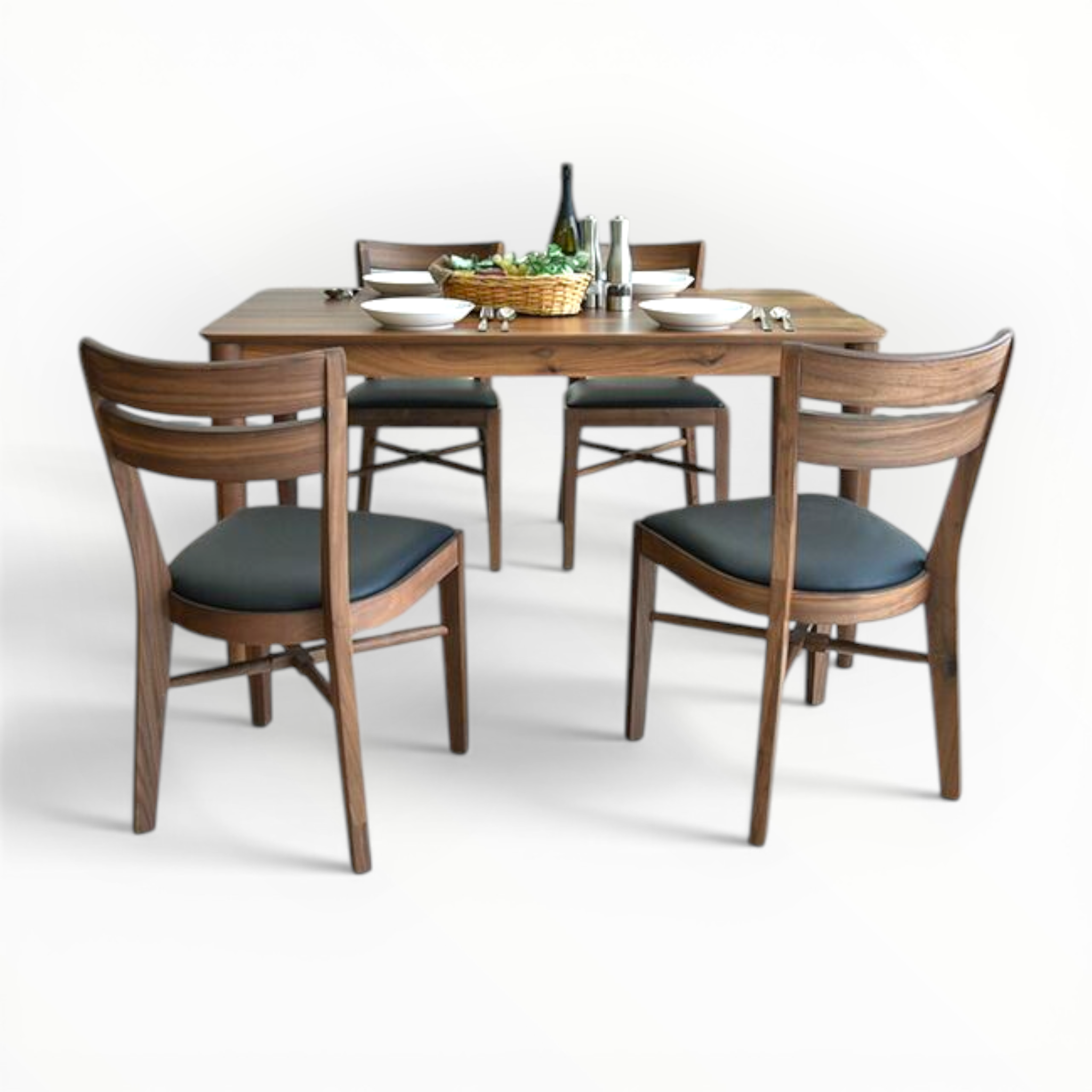 Aspen Teakwood Dining Set | Marble Top & Wooden Top | 4 & 6 Seater