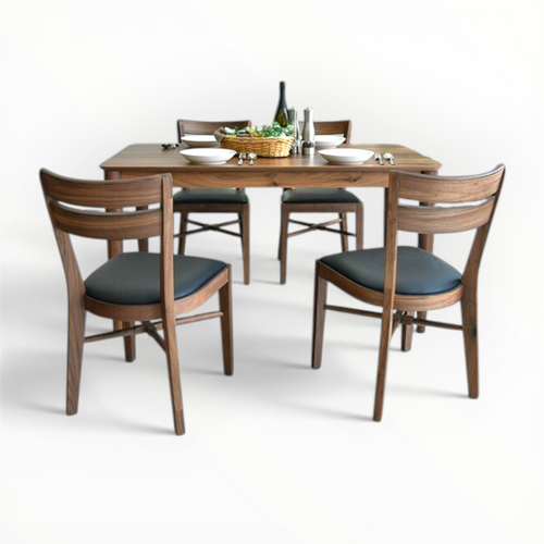 Aspen Teakwood Dining Set | Marble Top & Wooden Top | 4 & 6 Seater