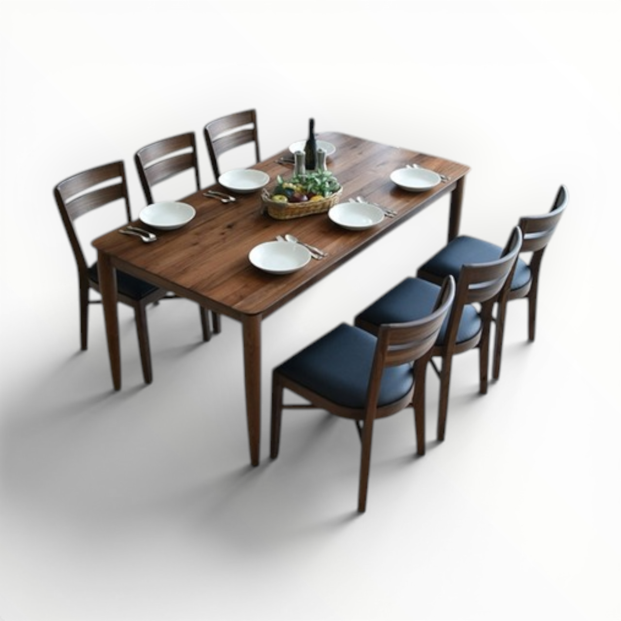 Aspen Teakwood Dining Set | Marble Top & Wooden Top | 4 & 6 Seater