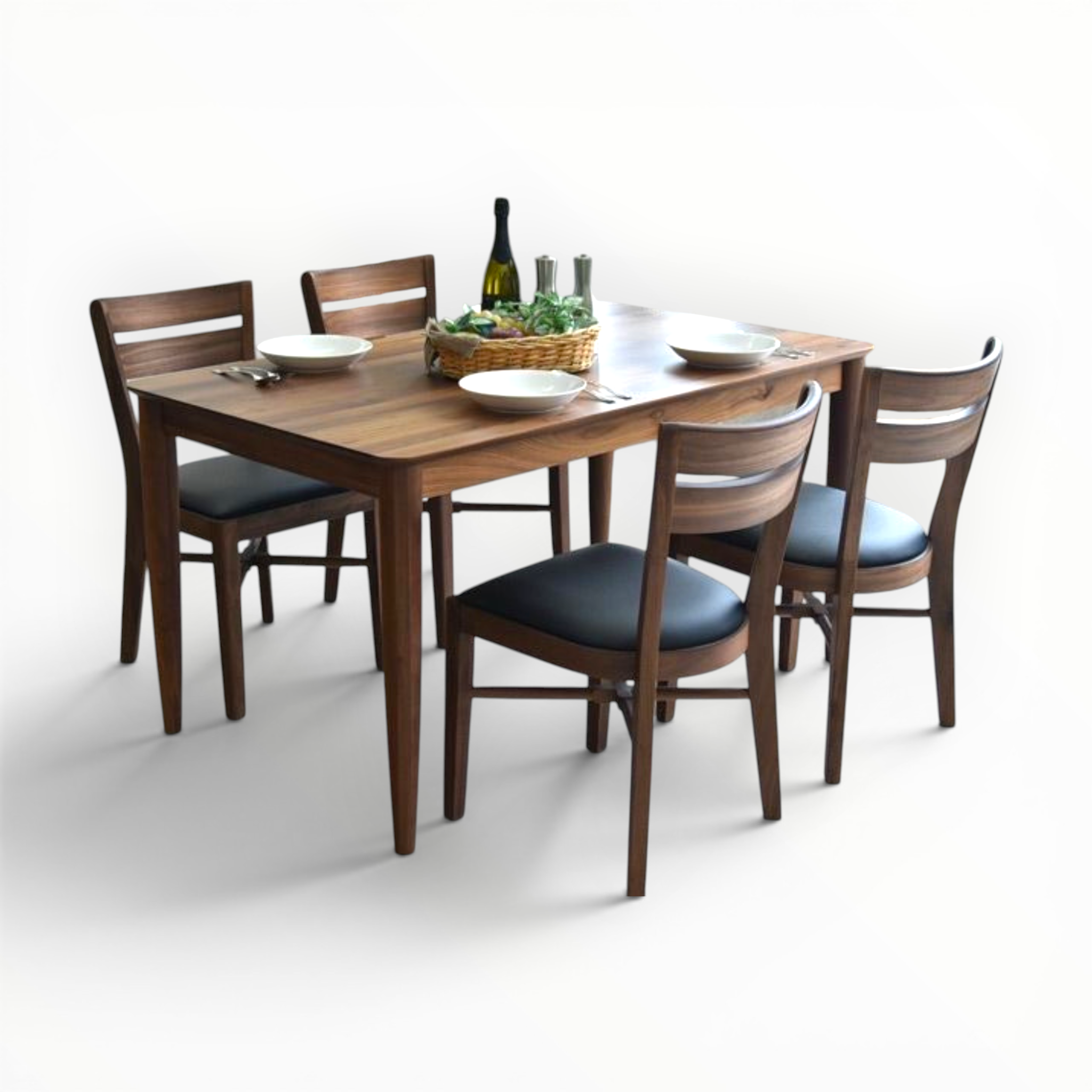Aspen Teakwood Dining Set | Marble Top & Wooden Top | 4 & 6 Seater