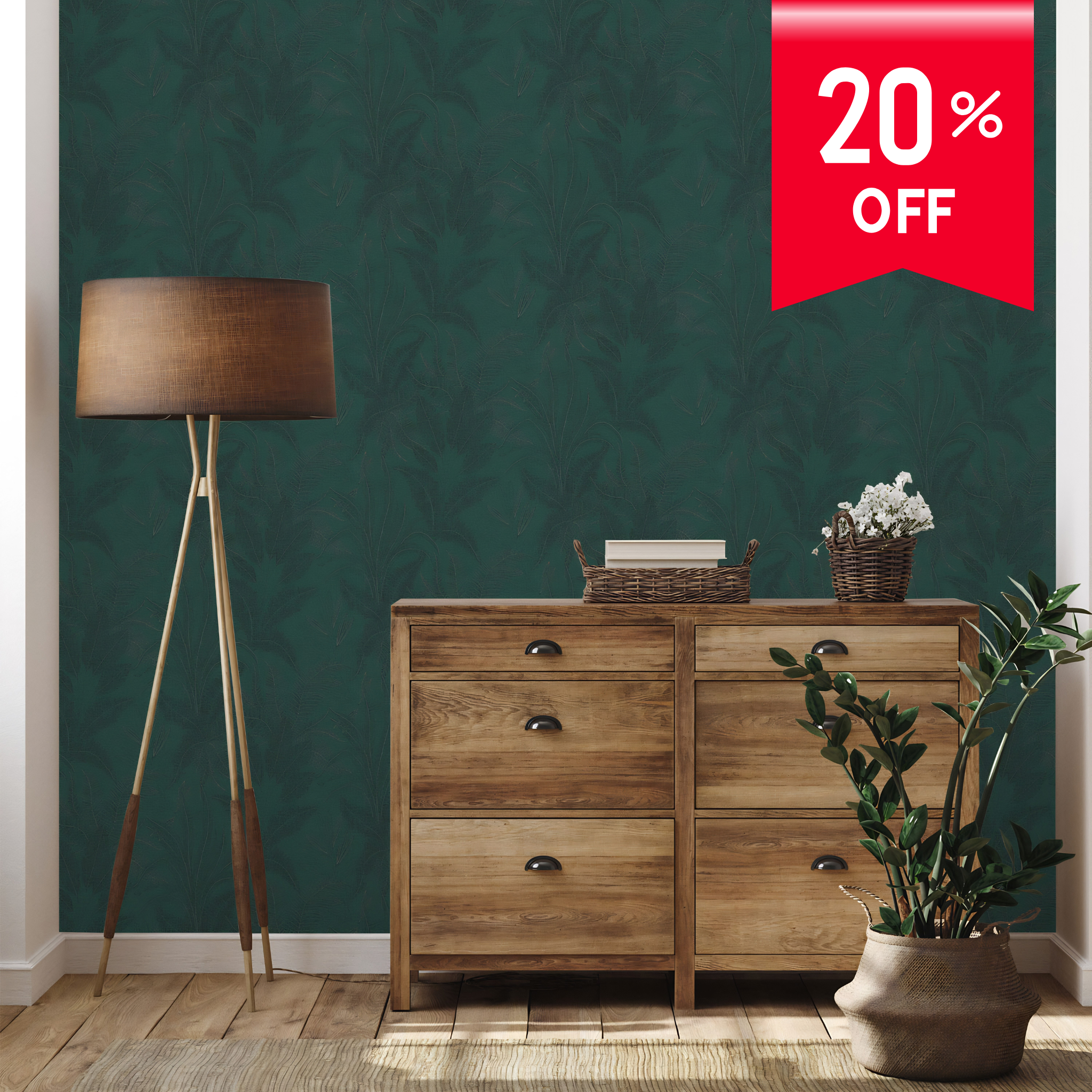 Blooming Walls Wallpaper Roll — Stories of Life by Excel | 4 Colourways