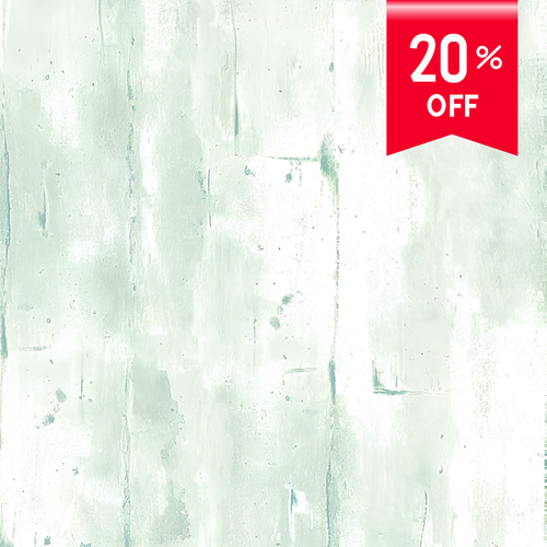 Textured white background with a red discount banner displaying '20% OFF'.