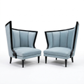 Teakwood wing chairs - Clearance 50% off