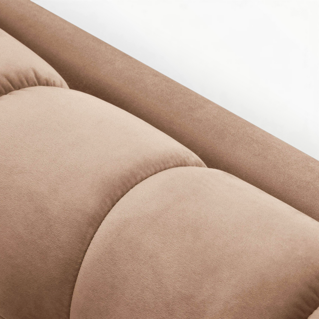 Cosmo 3 Seater Sofa | Deep-Buttoned Velvet Sofa in Hyderabad