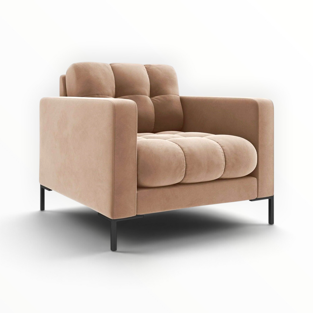 Cosmo Accent Chair | Deep-Buttoned Velvet Armchair in Hyderabad