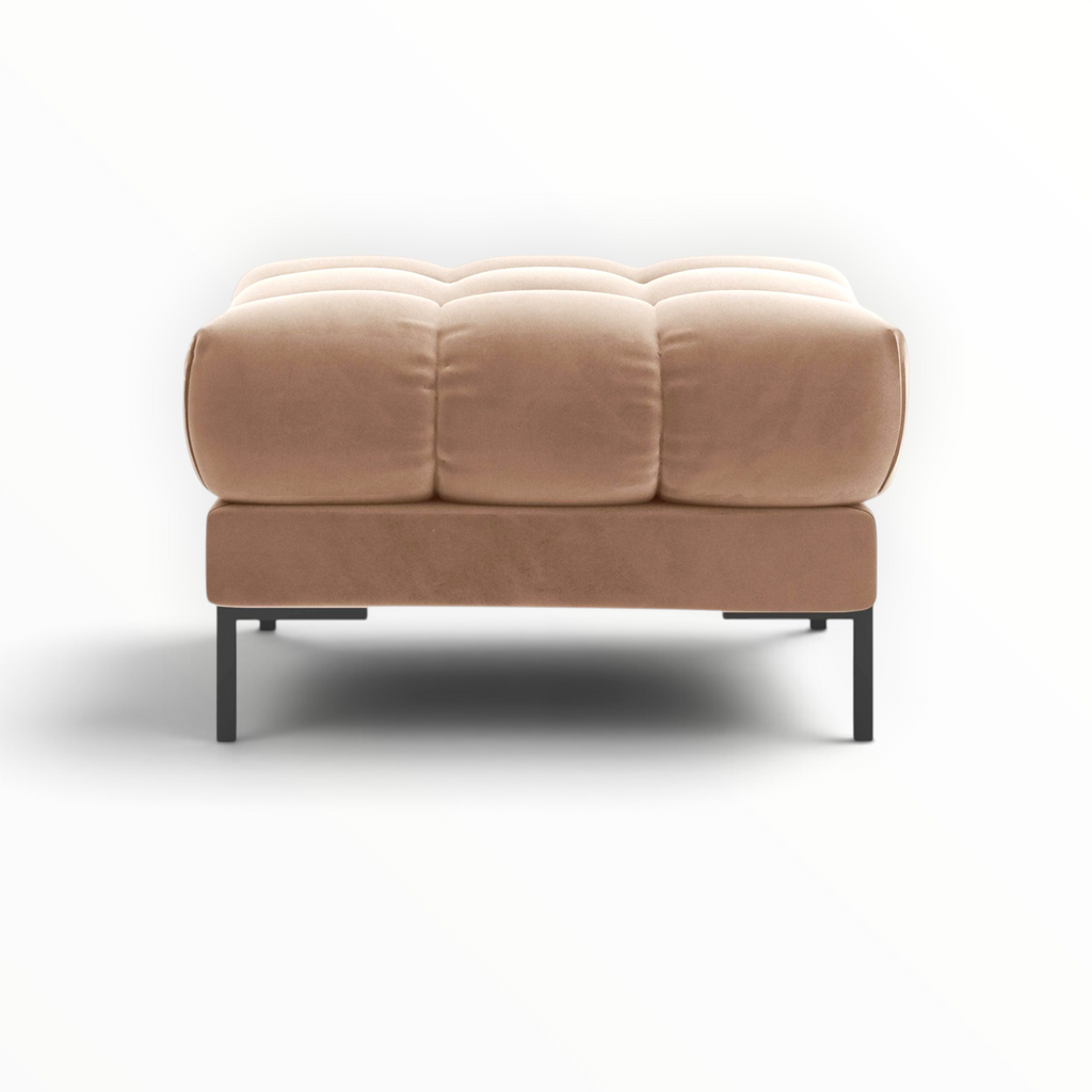 Cosmo Ottoman | Tufted Velvet Ottoman in Hyderabad