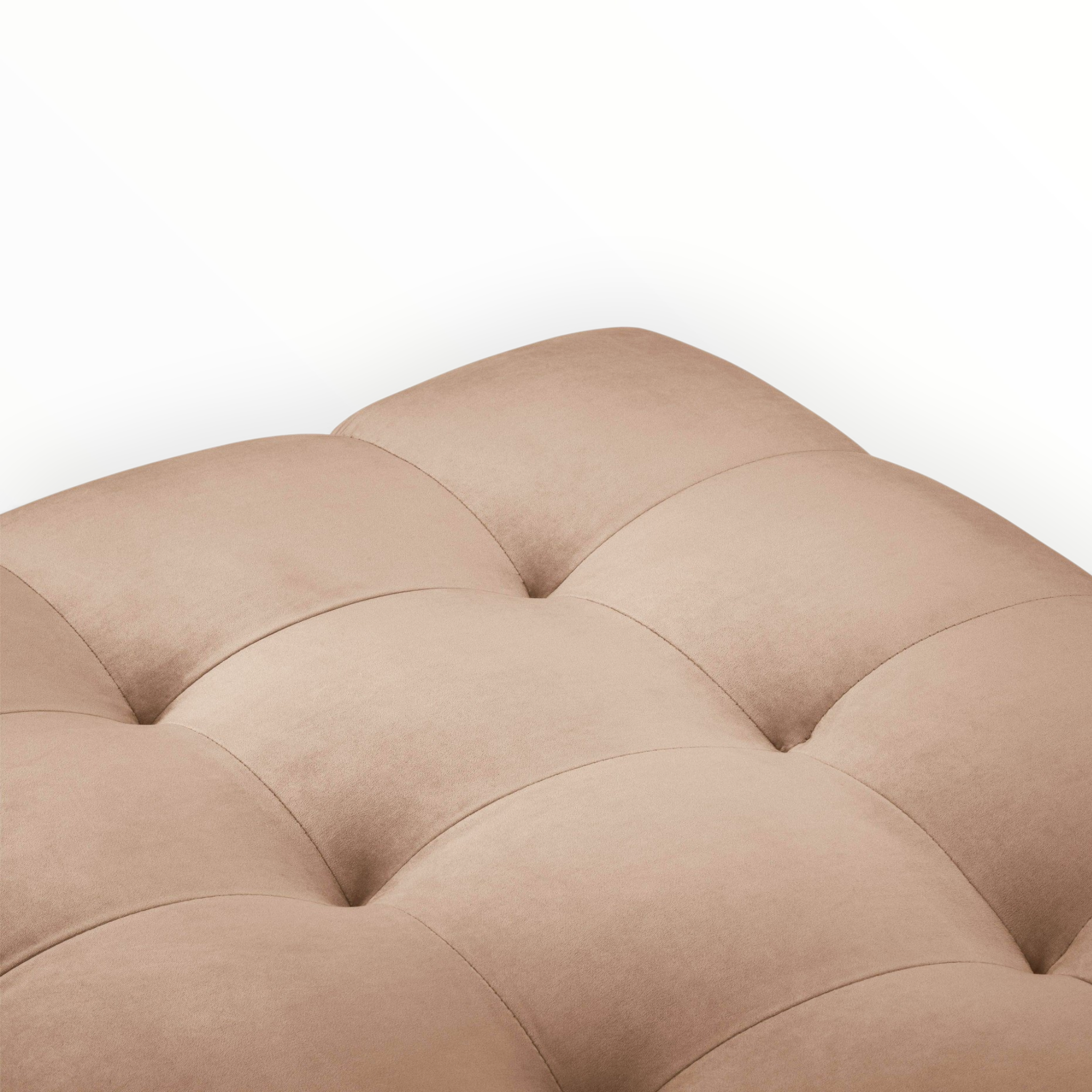 Cosmo Ottoman | Tufted Velvet Ottoman in Hyderabad