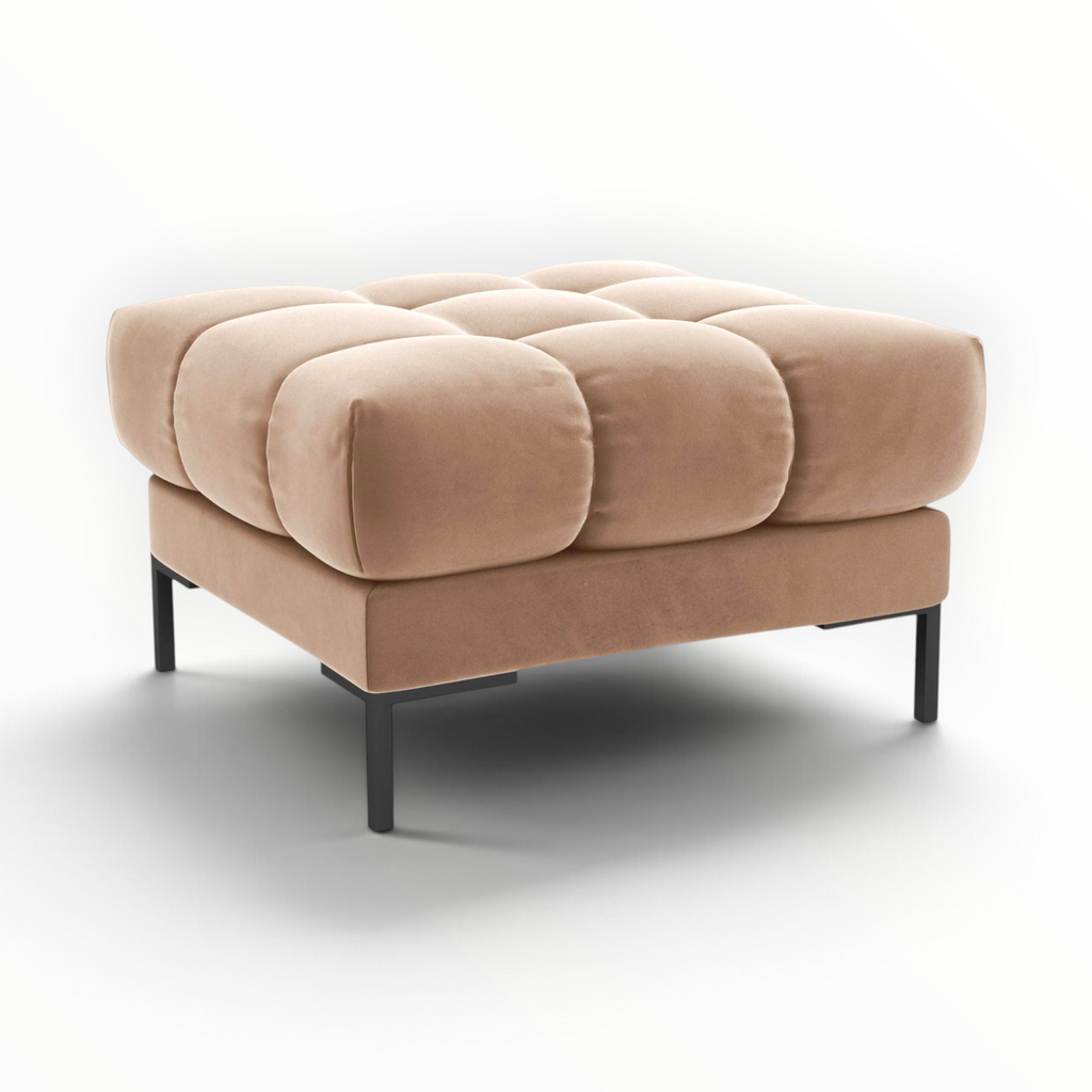 Cosmo Ottoman | Tufted Velvet Ottoman in Hyderabad