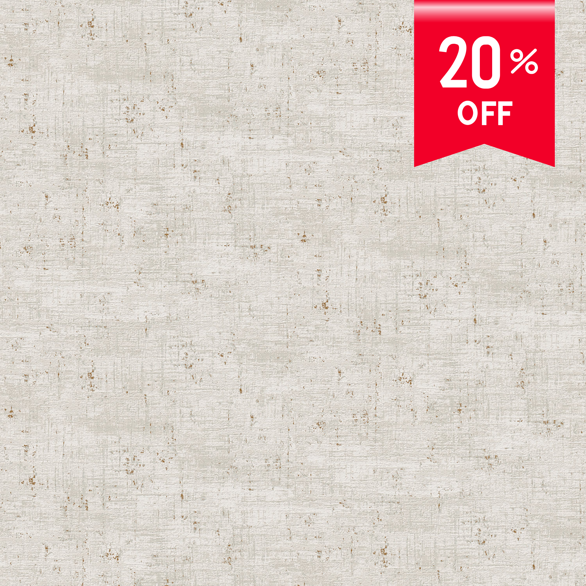 Creative Thought warm beige textured wallpaper installed in a living room setting
