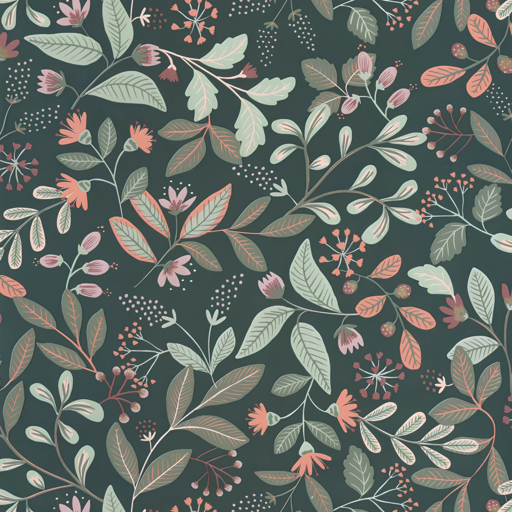 Essentiel Botanical Wallpaper Roll