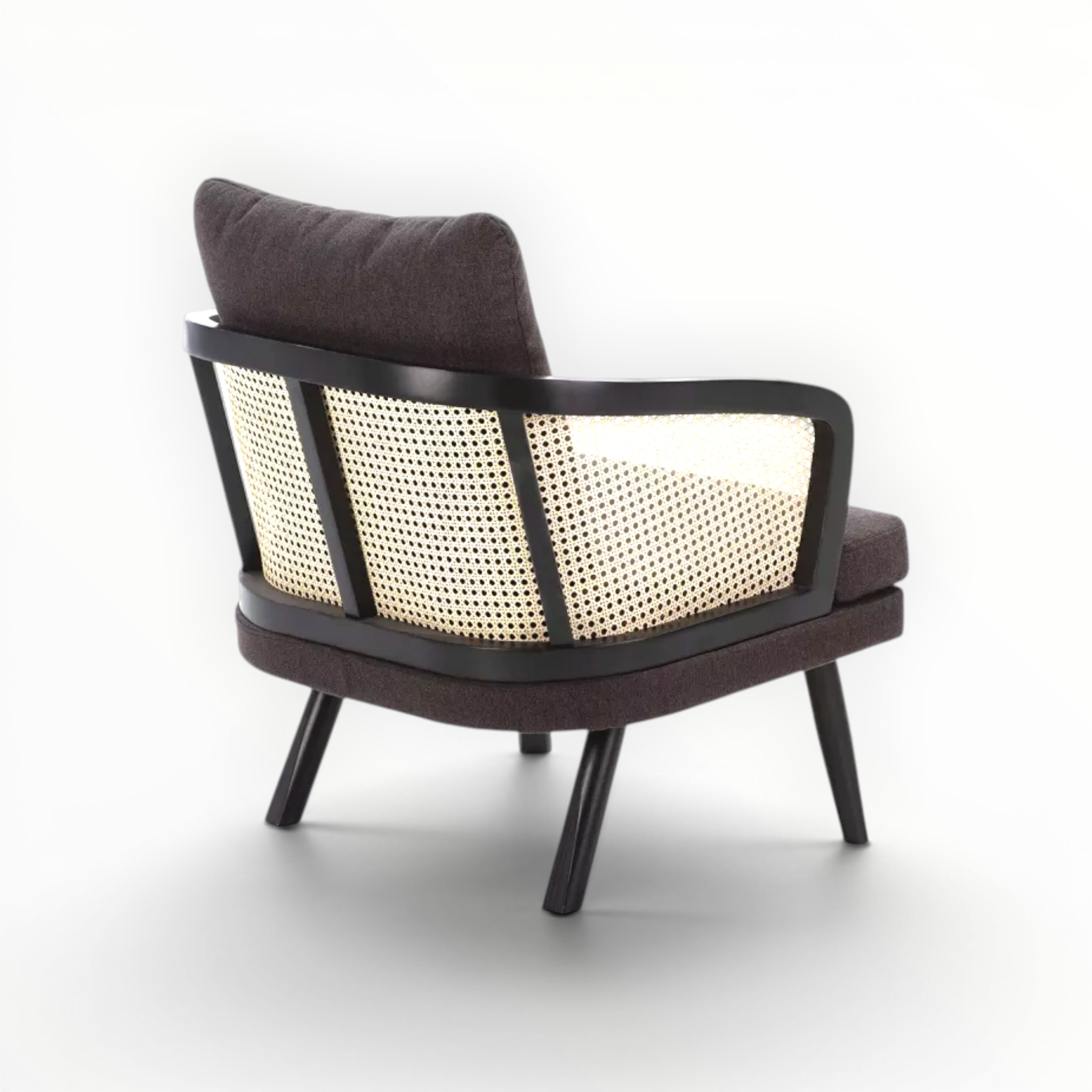 Accent chair on white background from woodkraft studio