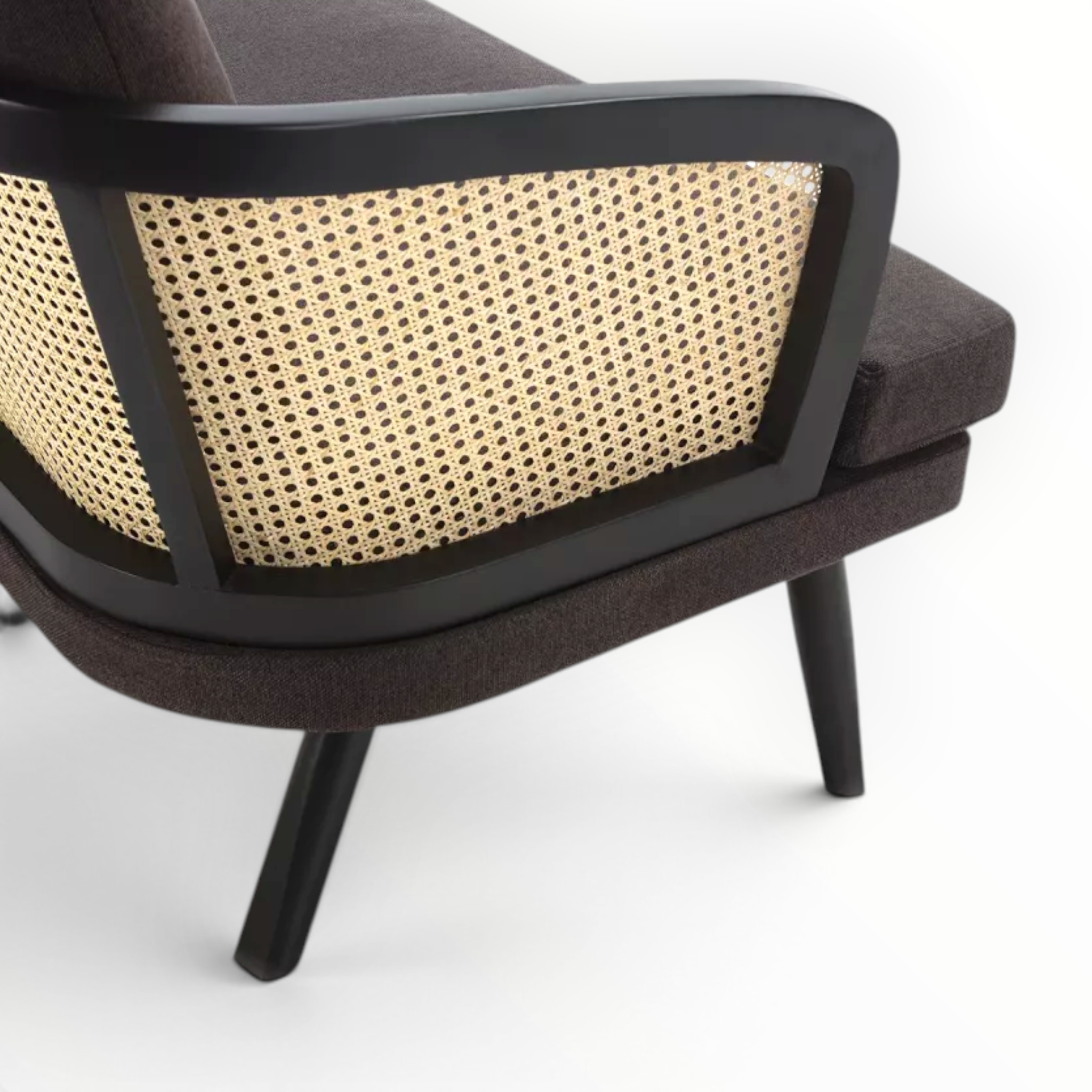 Accent chair on white background from woodkraft studio