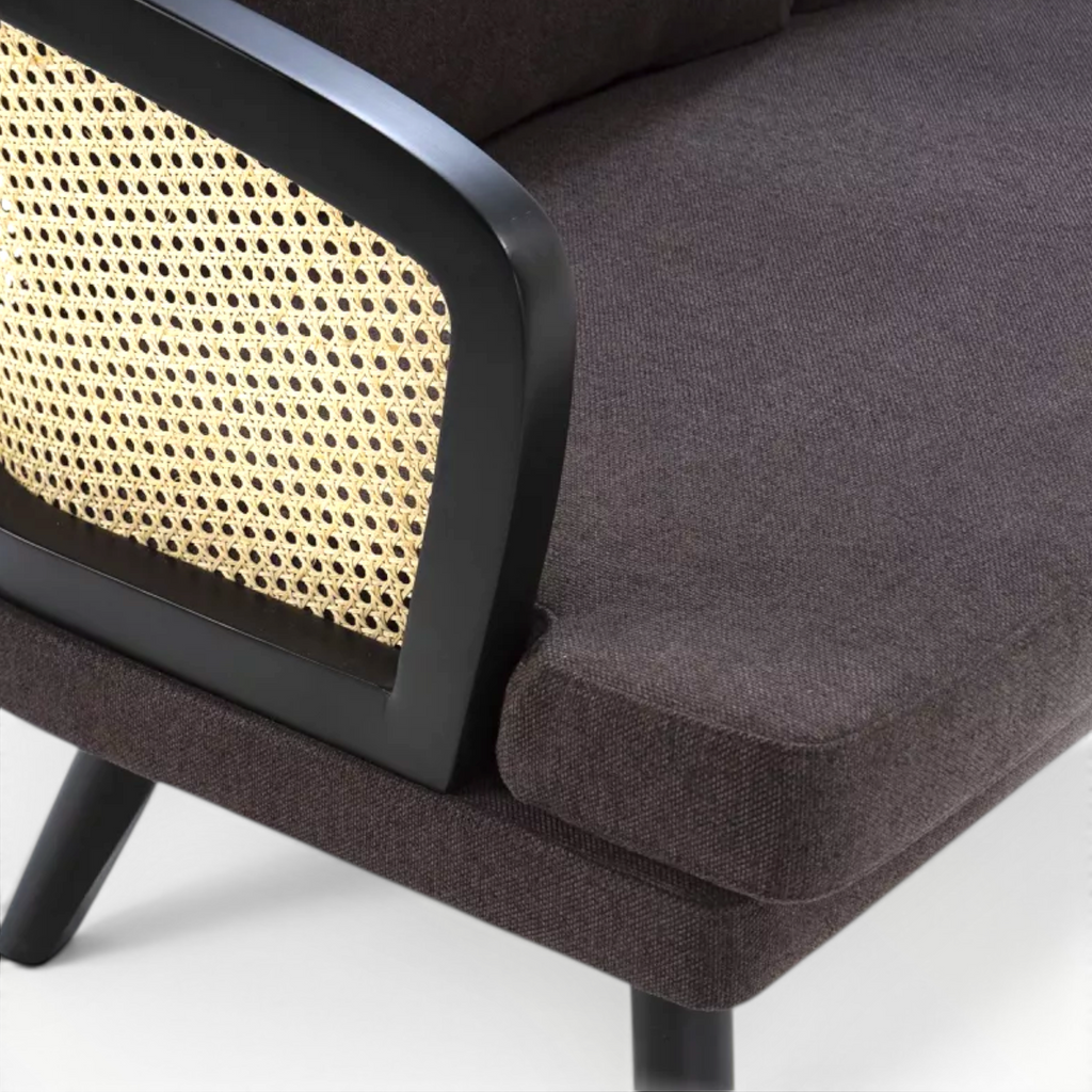 Accent chair on white background from woodkraft studio