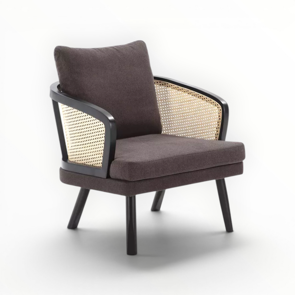 Accent chair on white background from woodkraft studio