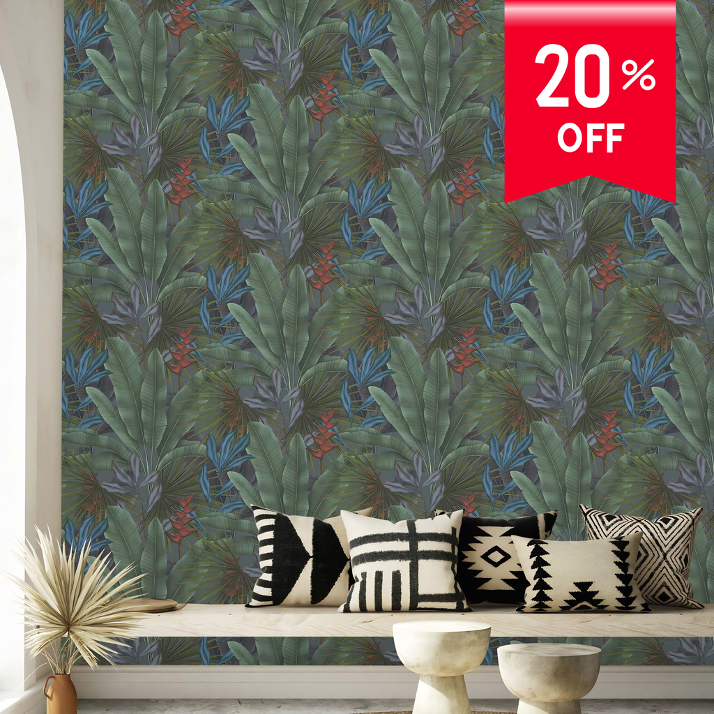 Herbaceous Wallpaper Roll — Stories of Life by Excel | 4 Colourways