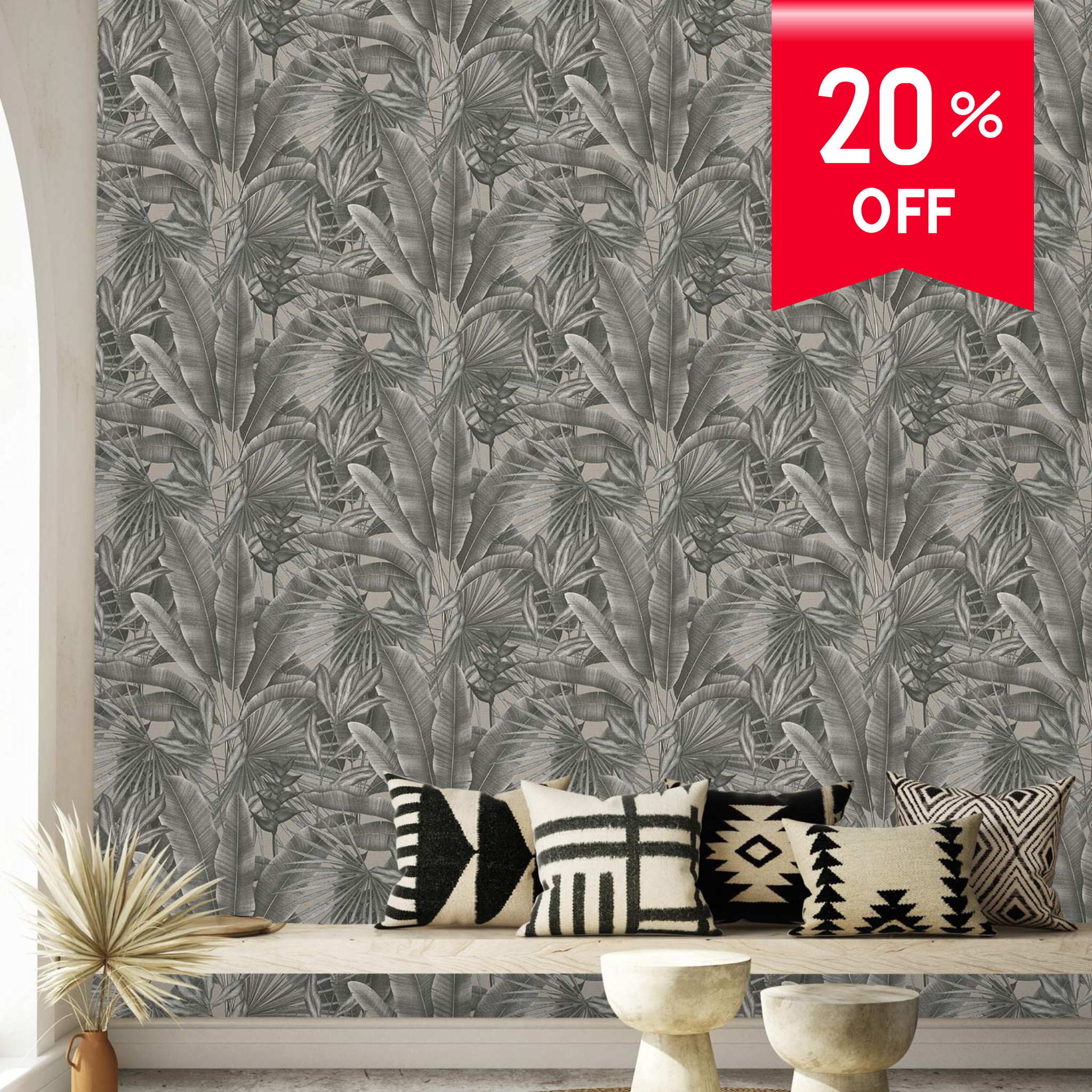 Herbaceous Wallpaper Roll — Stories of Life by Excel | 4 Colourways