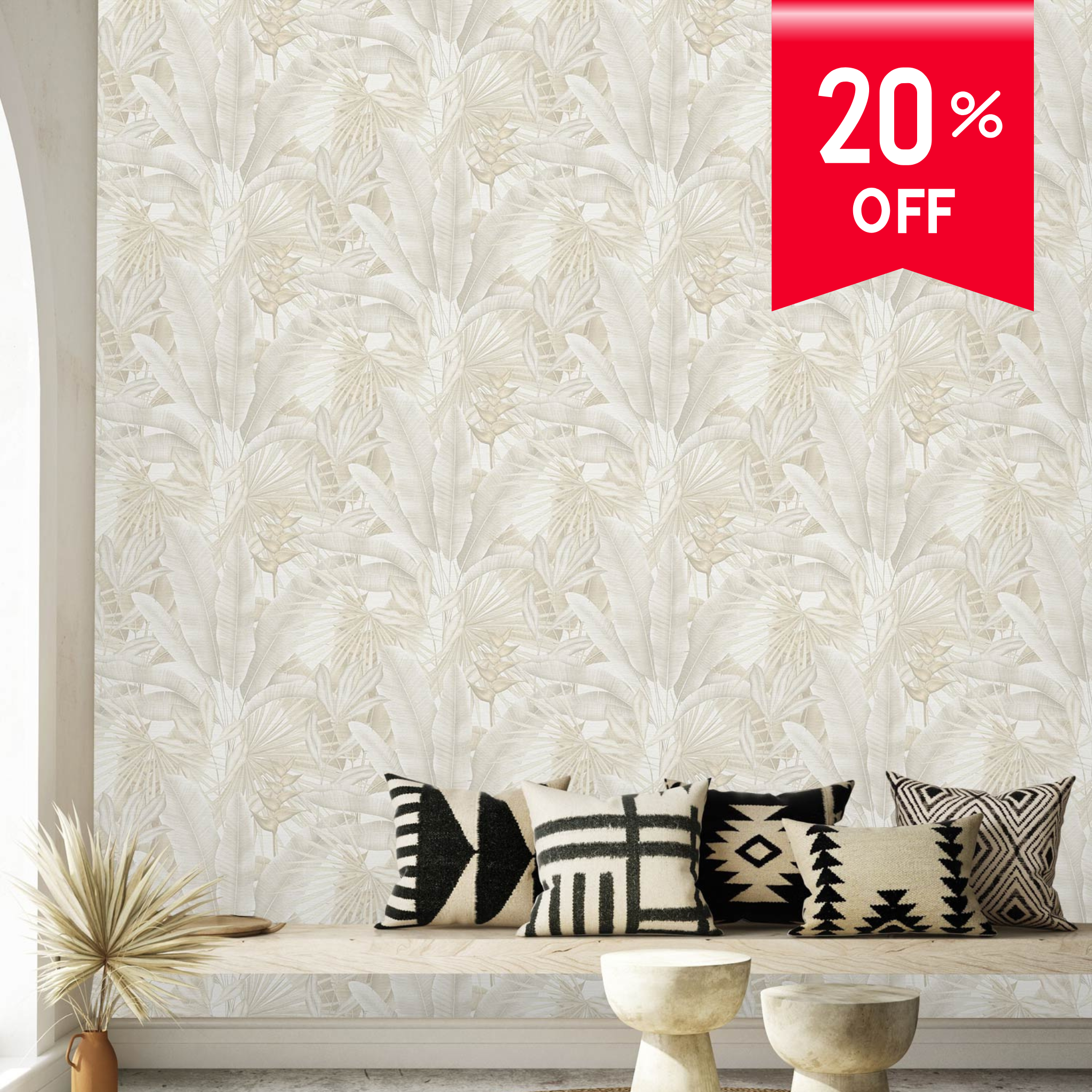 Herbaceous Wallpaper Roll — Stories of Life by Excel | 4 Colourways