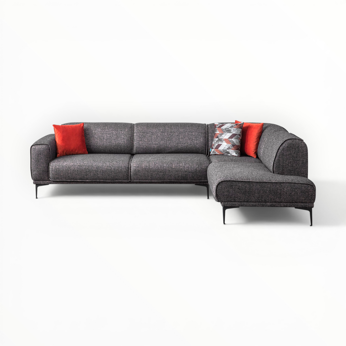 Hybrid Sectional Sofa | L-Shape | Custom Size – Woodkraft Studio