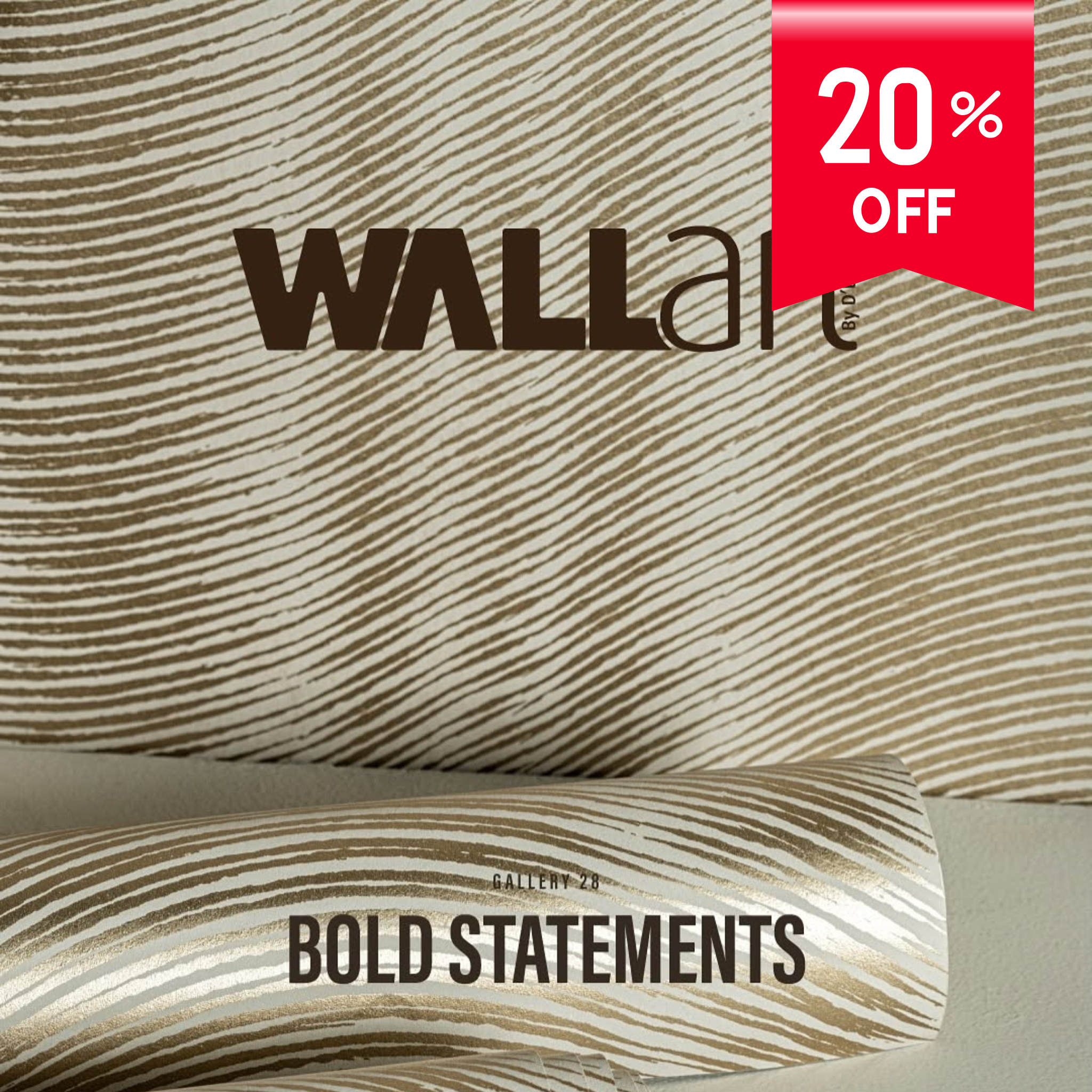 Infinity Wallpaper Roll — Gallery 28 Bold Statements by D'Decor Wallart