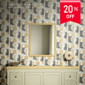 Coronet Wallpaper Roll — Gallery 28 Bold Statements by D'Decor Wallart