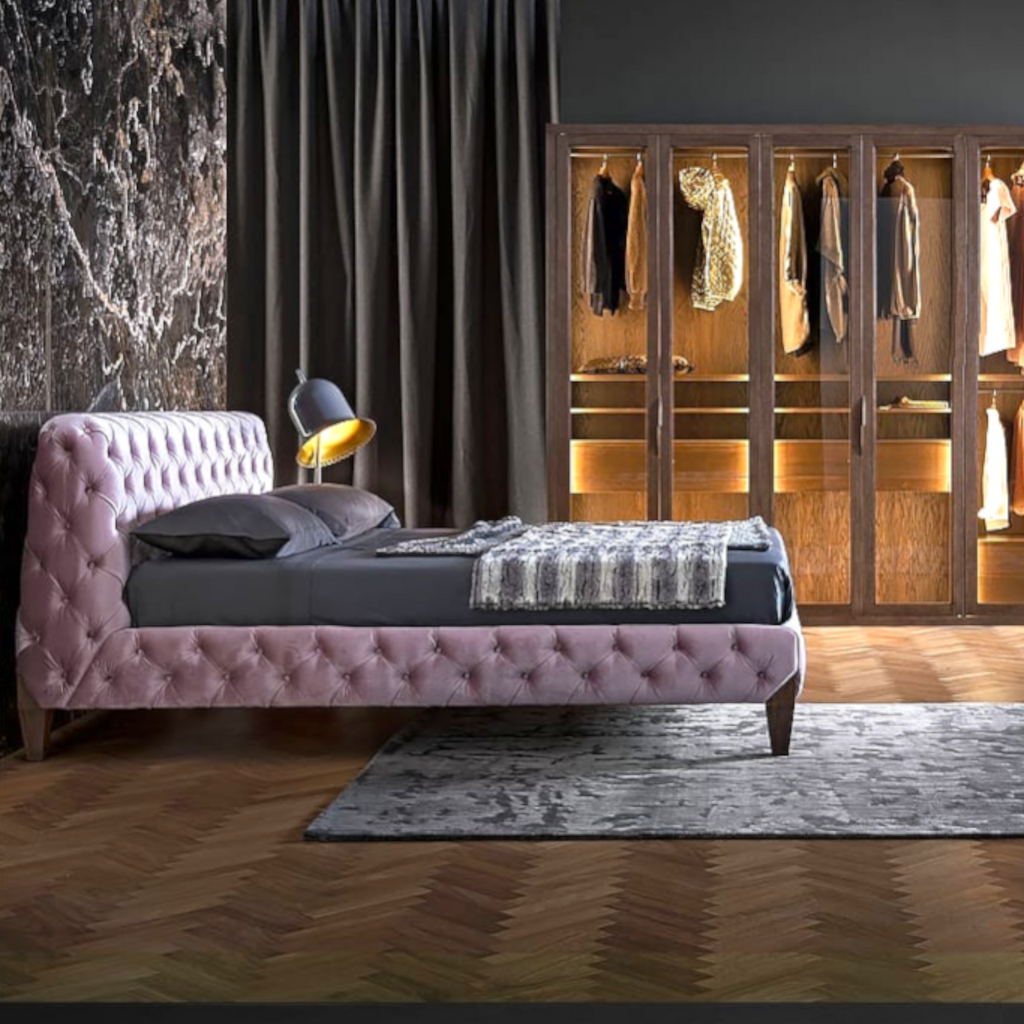 Lisa Chesterfield Upholstered Bed | King & Queen Size | Customisable