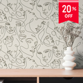 Mauve Mirage Wallpaper Roll — Print Walls by Excel | 4 Colourways