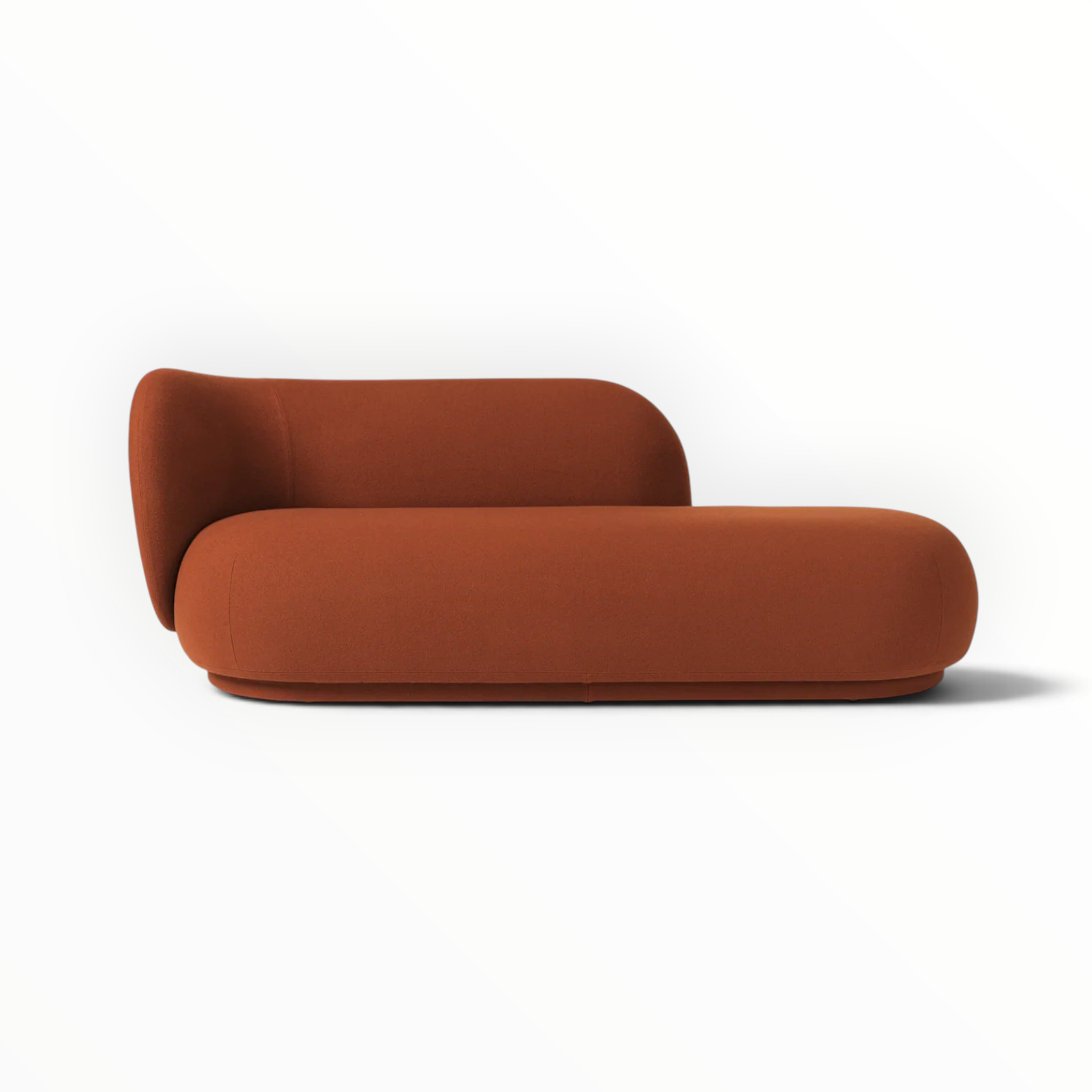 Milano upholstered day bed close-up arm and backrest detail – Woodkraft Studio Hyderabad