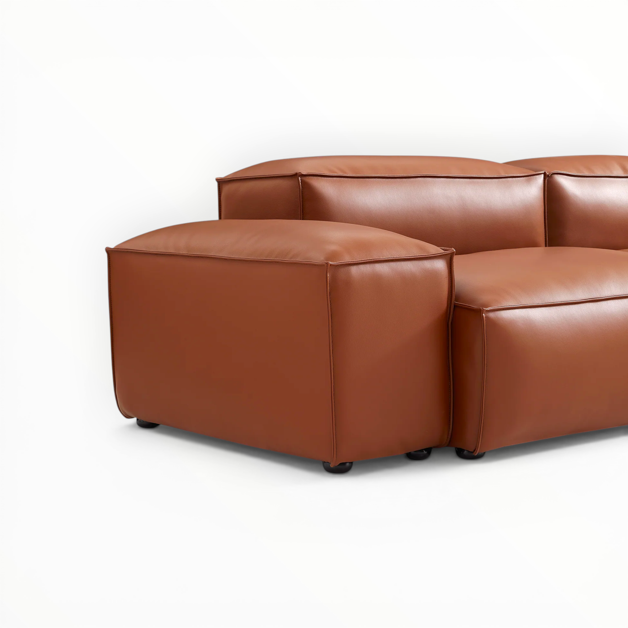 Opulence L-Shape Chaise Lounger – Custom Sectional Sofa in Hyderabad