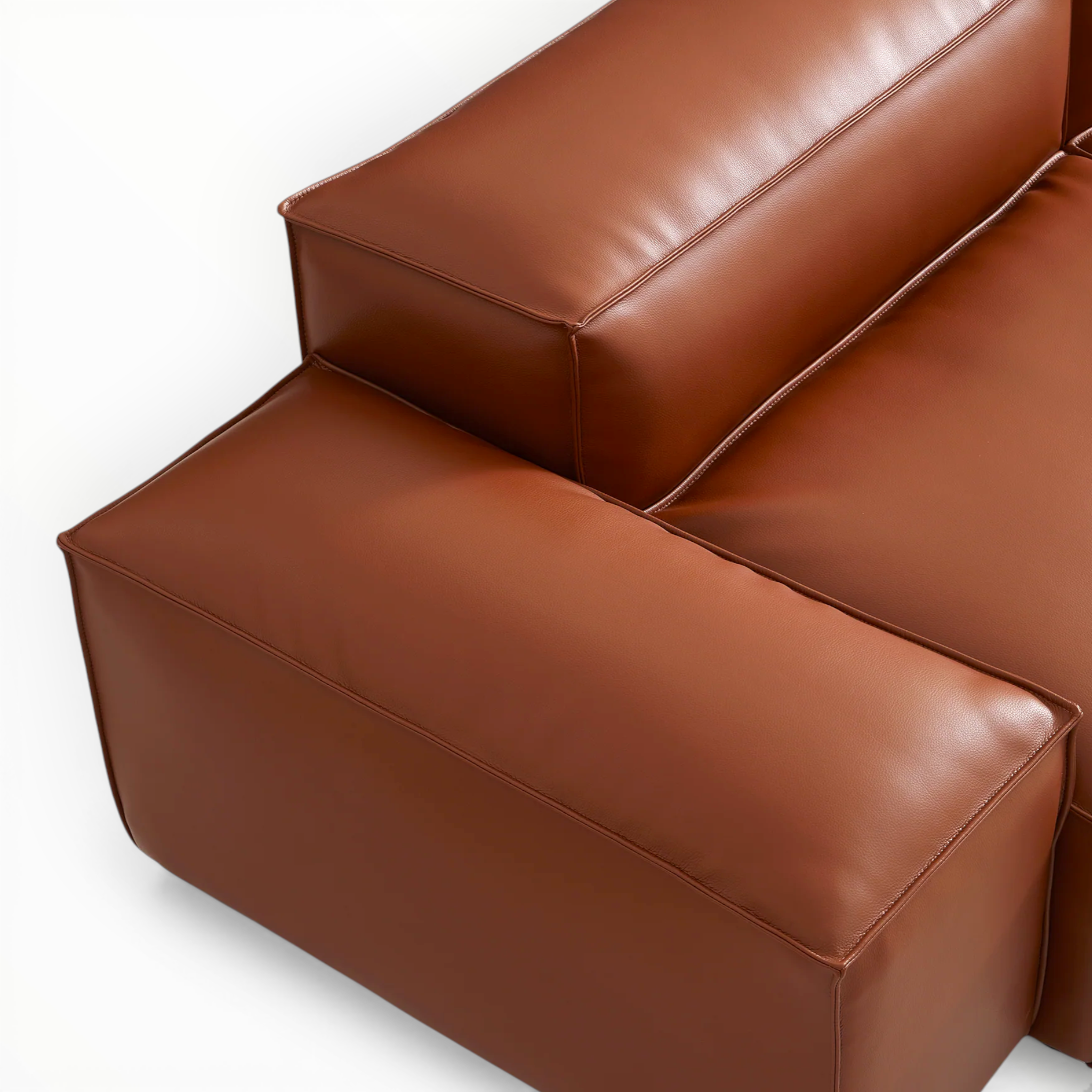 Opulence L-Shape Chaise Lounger – Custom Sectional Sofa in Hyderabad