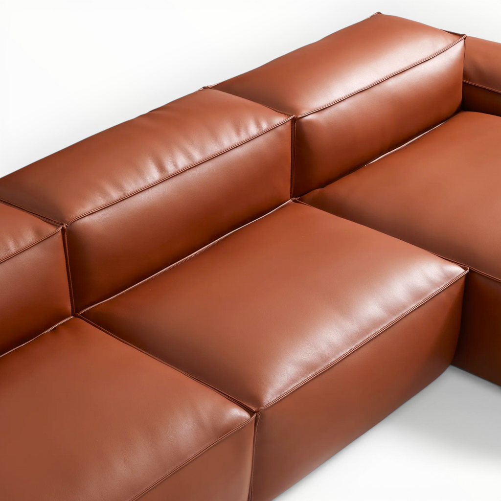 Opulence L-Shape Chaise Lounger – Custom Sectional Sofa in Hyderabad