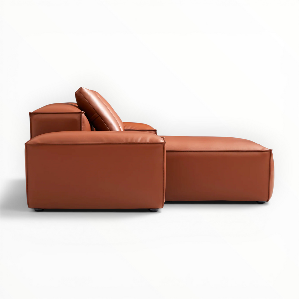 Opulence L-Shape Chaise Lounger – Custom Sectional Sofa in Hyderabad