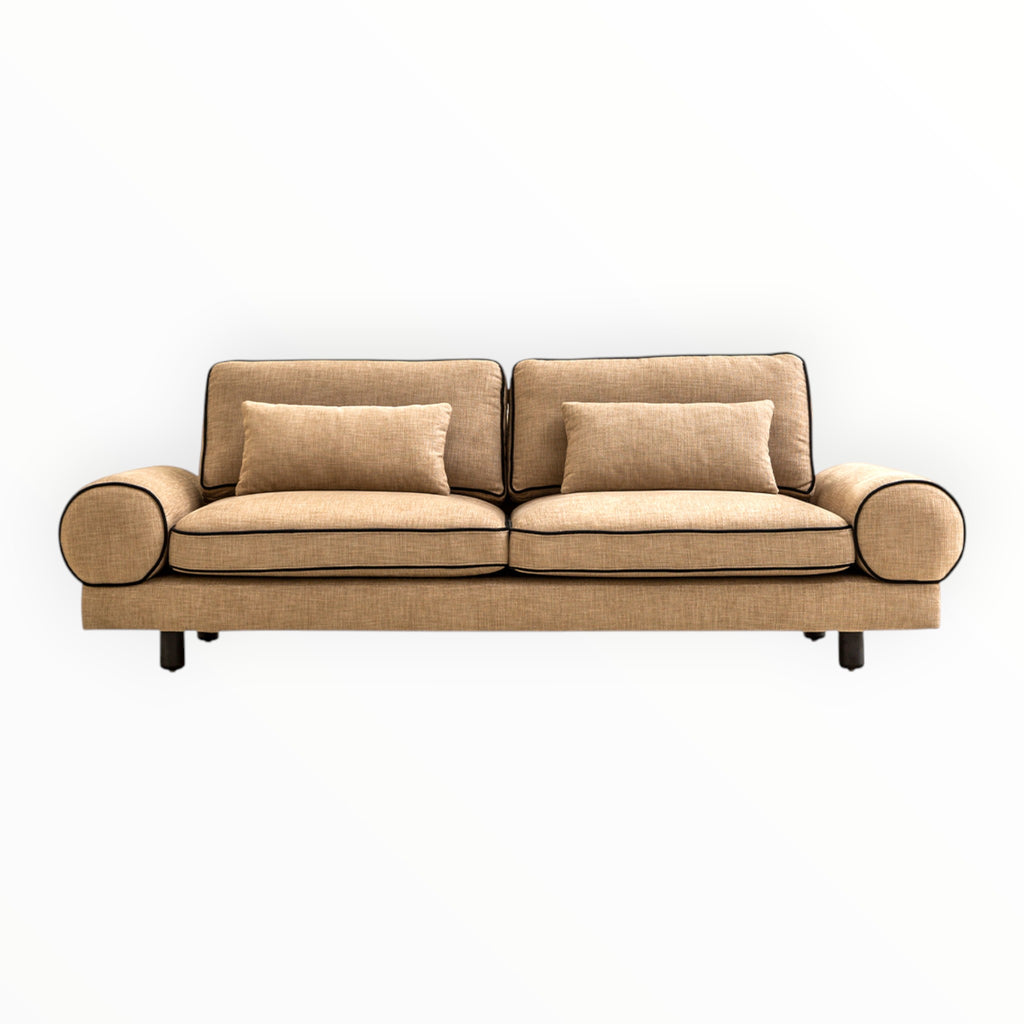 Prado sofa in living room setting – luxury upholstered sofa Hyderabad