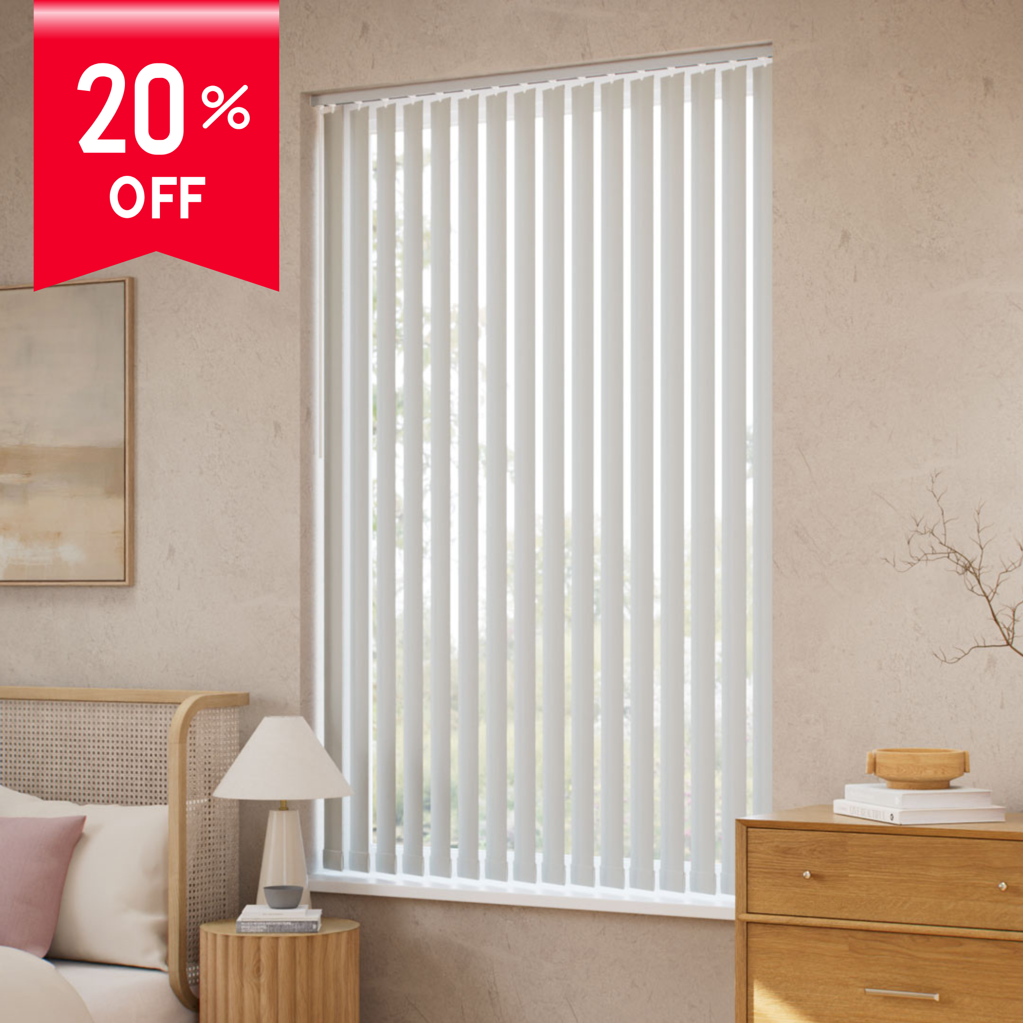 Vertical Blinds in Hyderabad | Durable Window Blinds for Home & Office — Woodkraft Studio