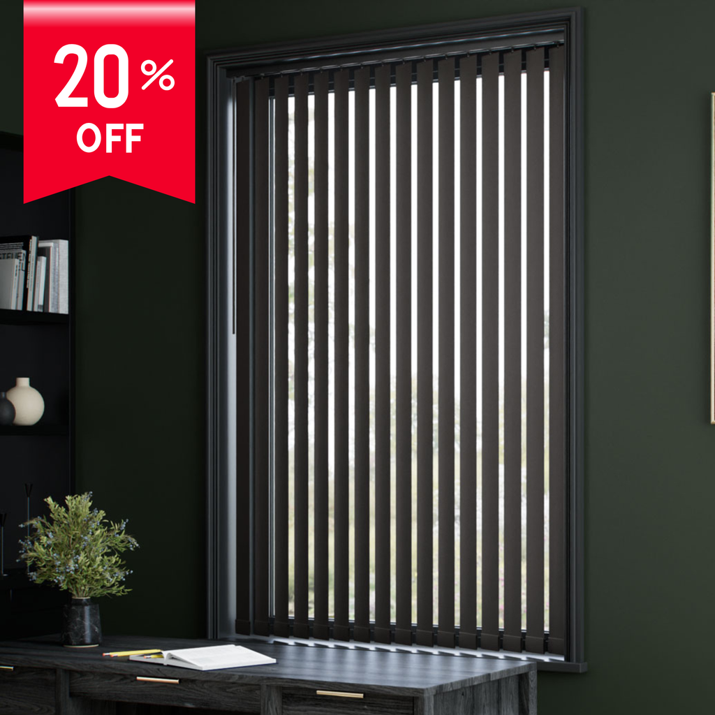 Vertical Blinds in Hyderabad | Durable Window Blinds for Home & Office — Woodkraft Studio