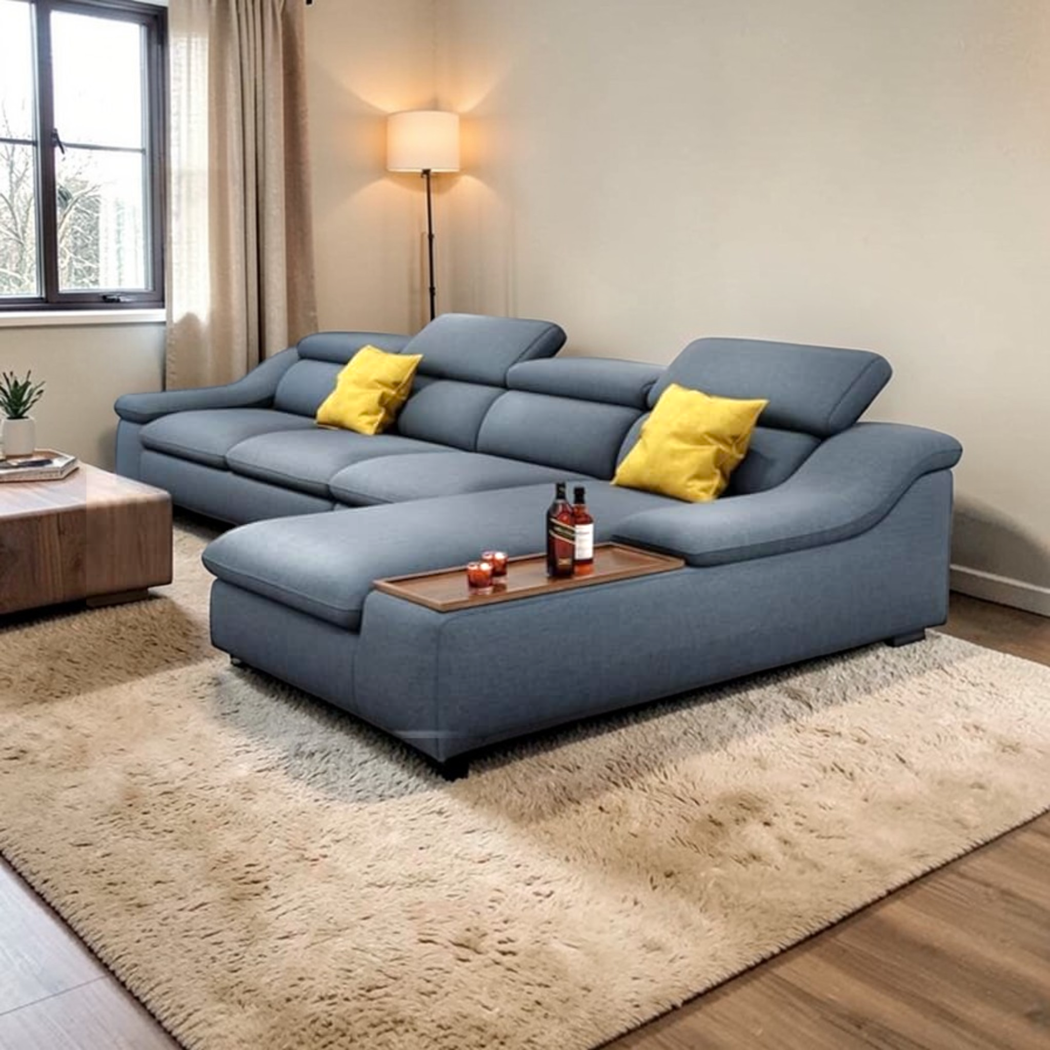 Ranger L-Shape Chaise Lounger Sectional Sofa | Sectional | Customisable