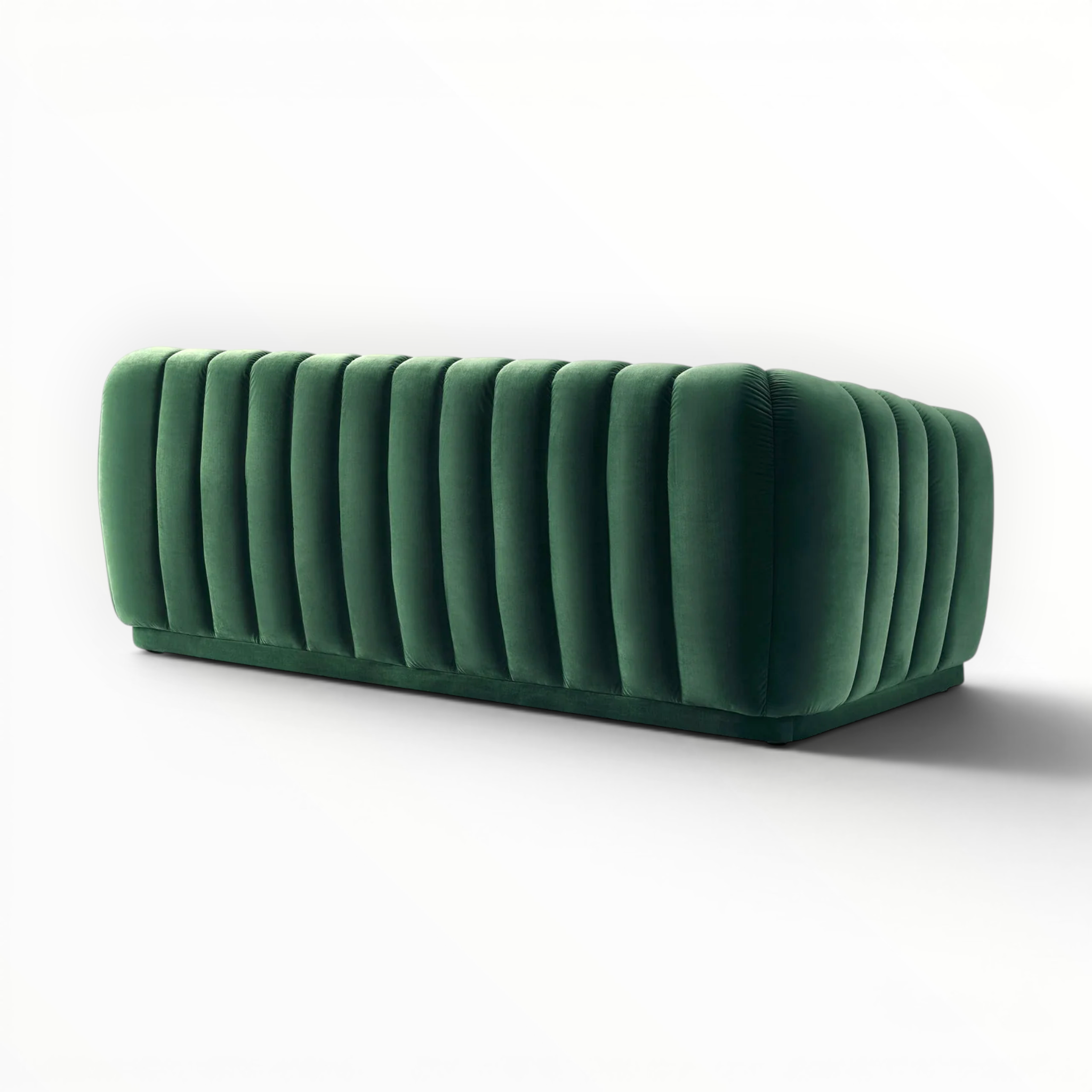 Ritz Sofa — Channel Tufted Velvet 3 Seater | Made to Order in Hyderabad