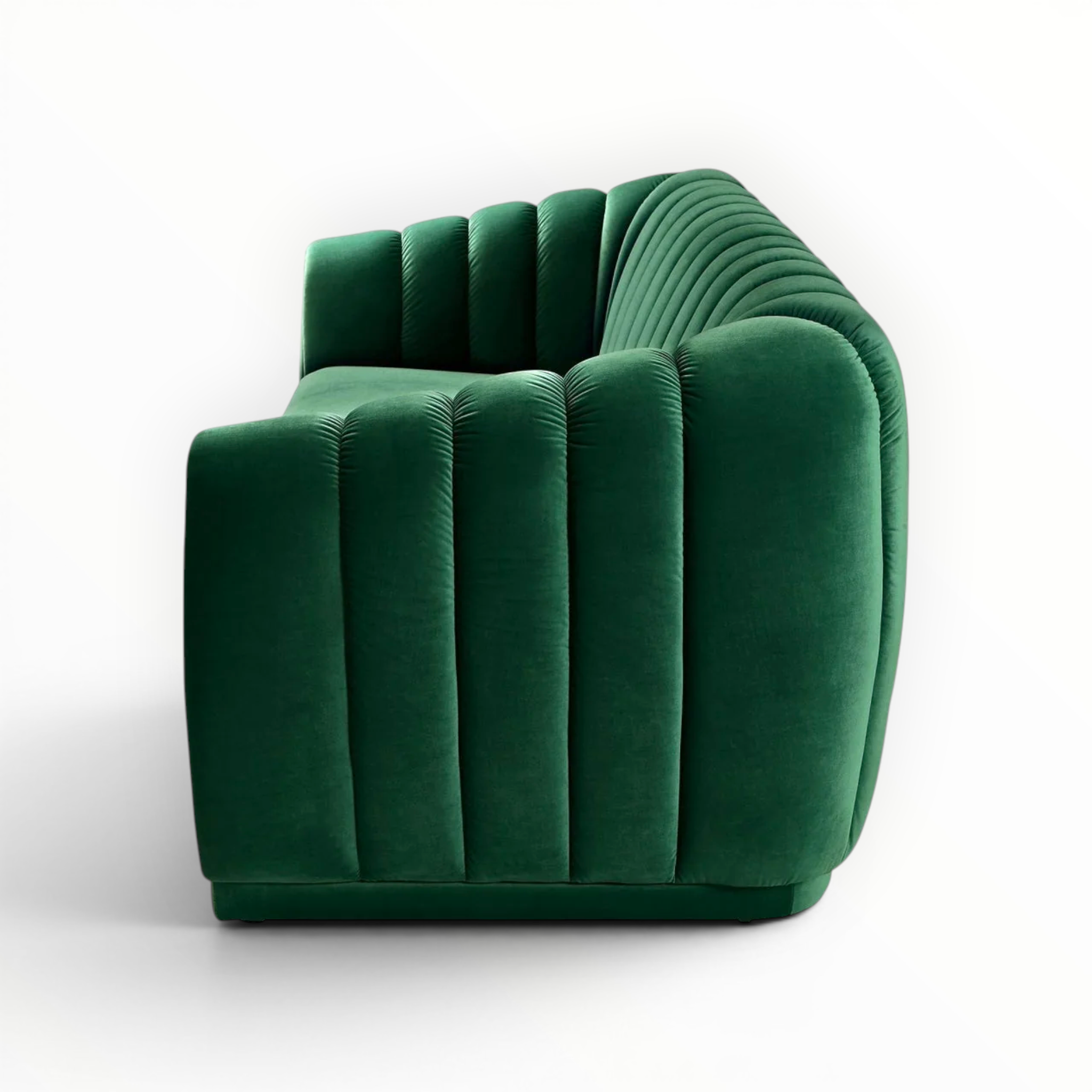 Ritz Sofa — Channel Tufted Velvet 3 Seater | Made to Order in Hyderabad