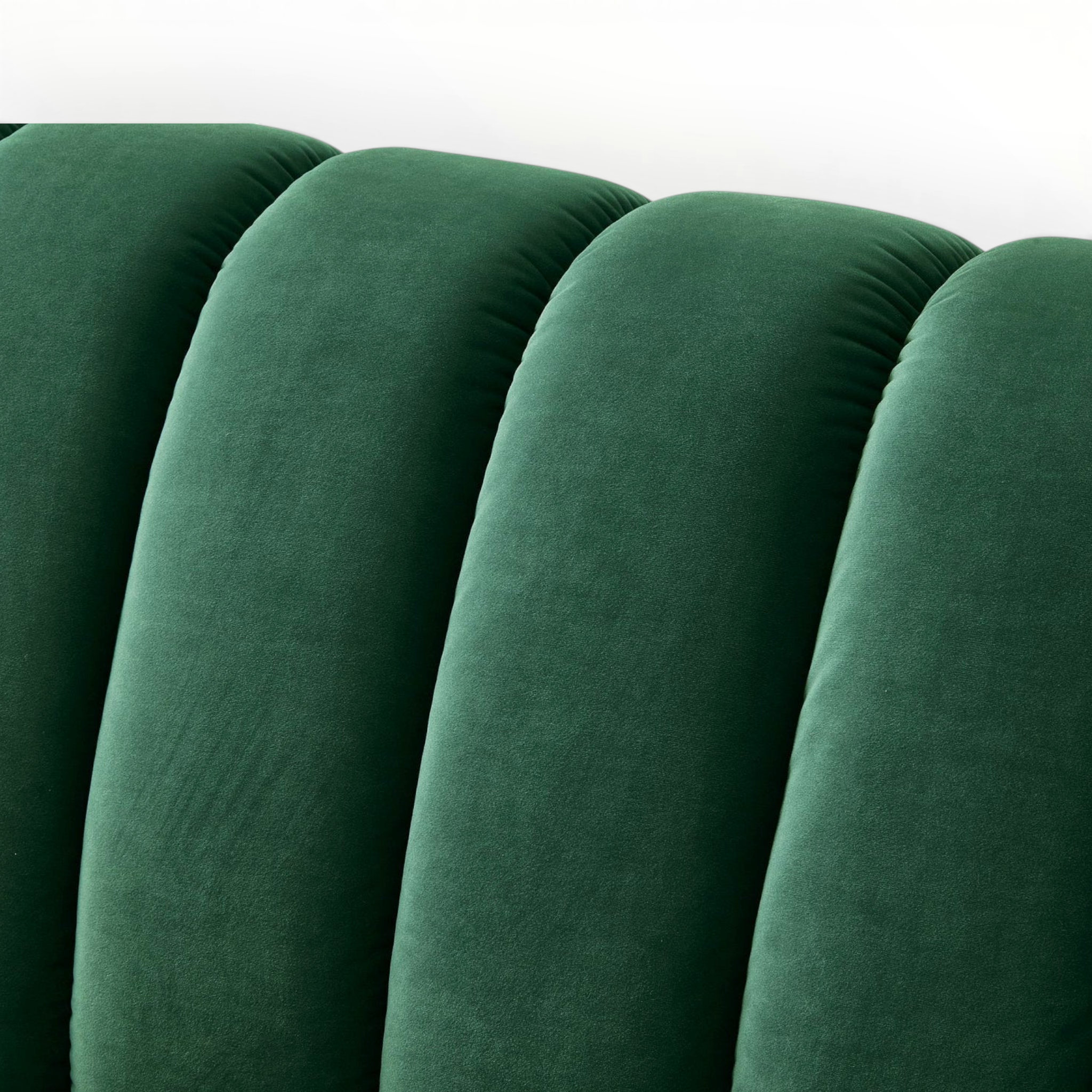 Ritz Sofa — Channel Tufted Velvet 3 Seater | Made to Order in Hyderabad