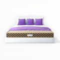 Mattress with purple bedding and pillows on a white background
Sleepwell Pro FitRest luxury Mattress – Authorised Dealer Hyderabad