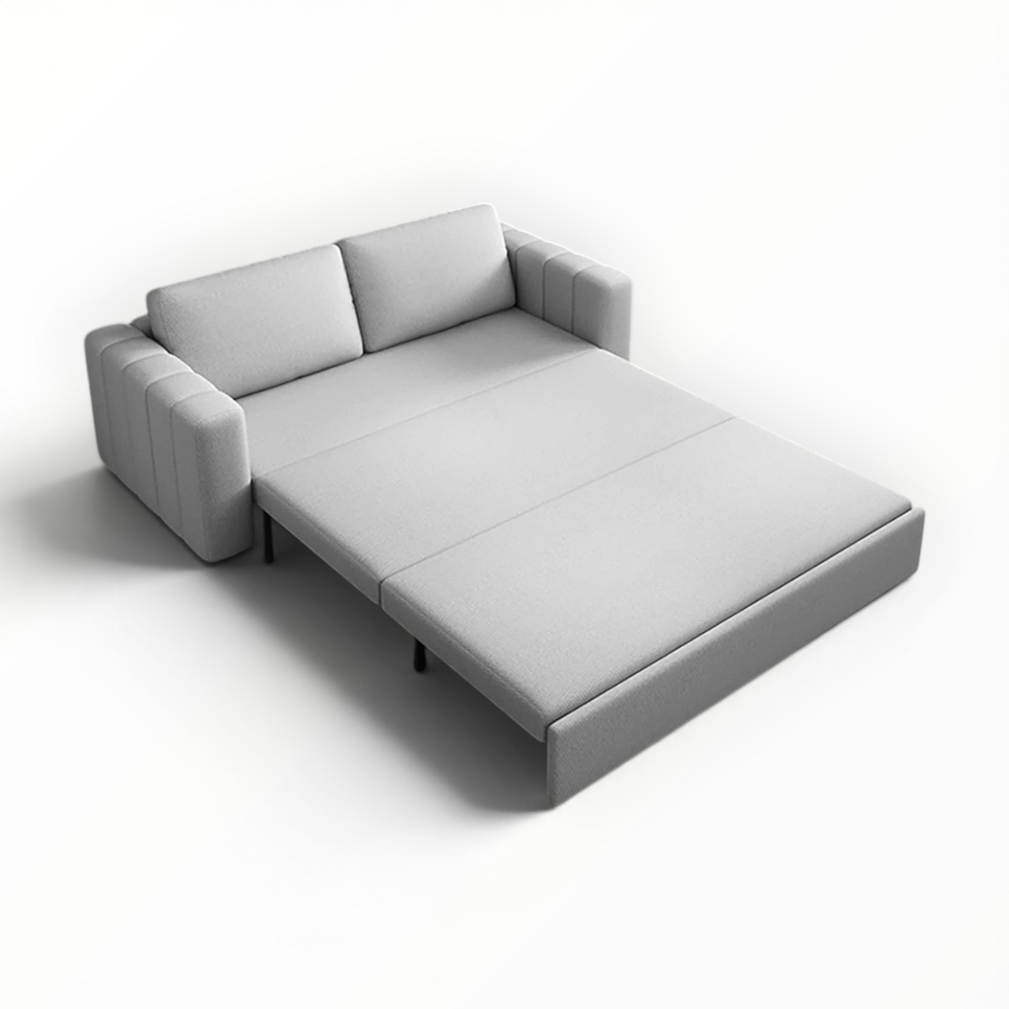 Trifold 3 Seater Sofa Cum Bed — Triple Fold Sleeper Sofa