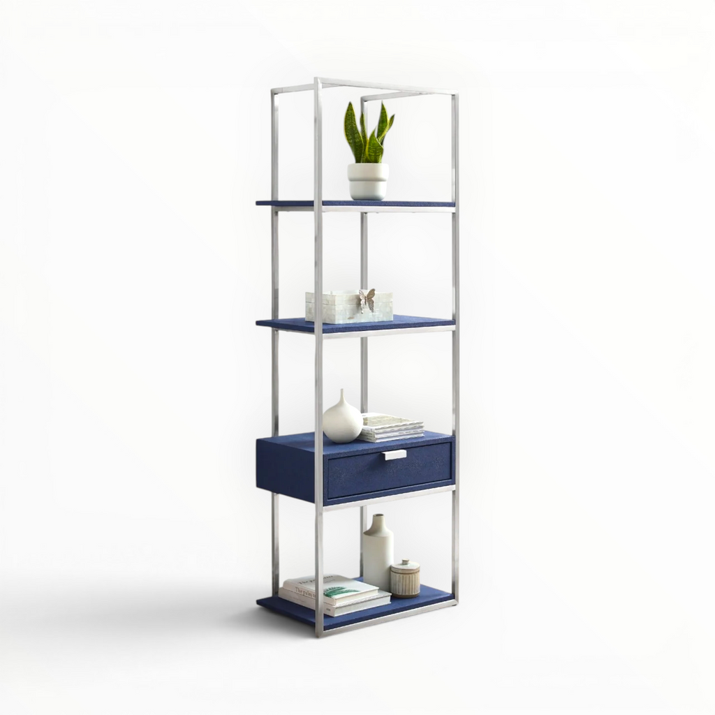 Vault Steel Bookshelf with MDF Duco Drawer