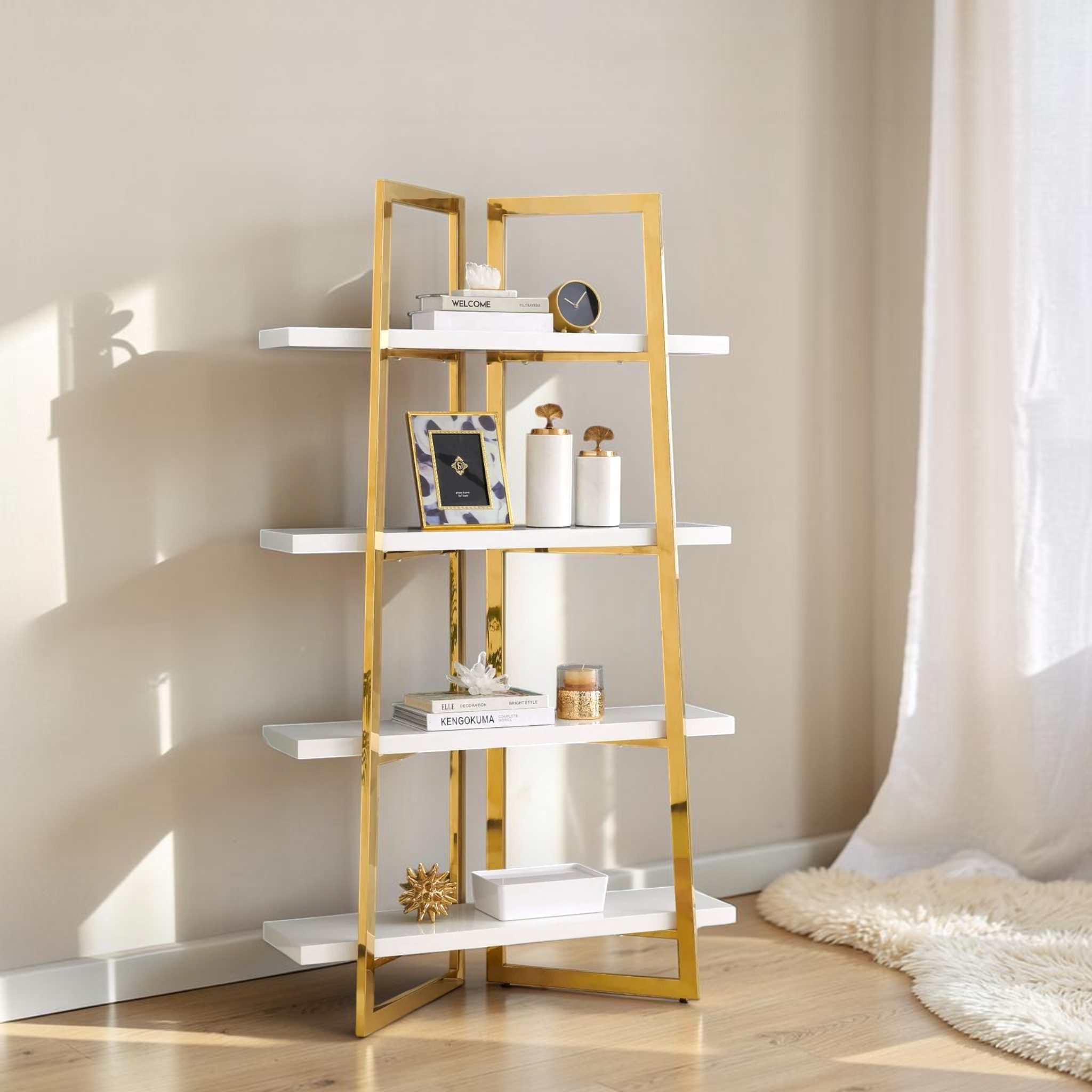 Vertex Steel Bookshelf with Bespoke Duco Finish