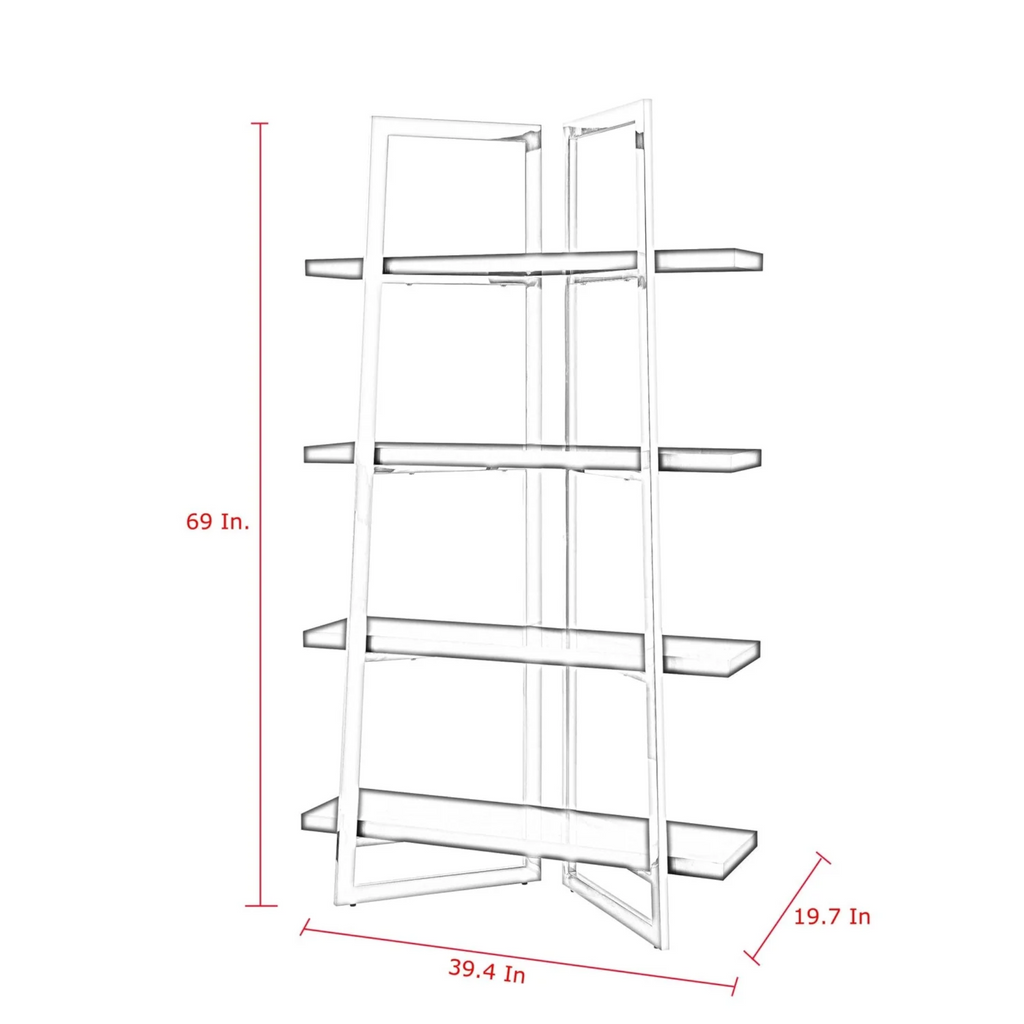Vertex Steel Bookshelf with Bespoke Duco Finish