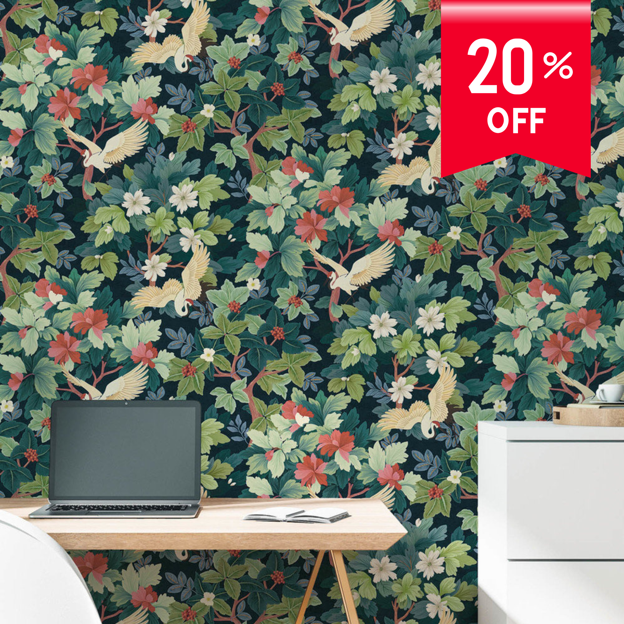 Midnight Prowl Wallpaper Roll — Print Walls by Excel | 2 Colourways