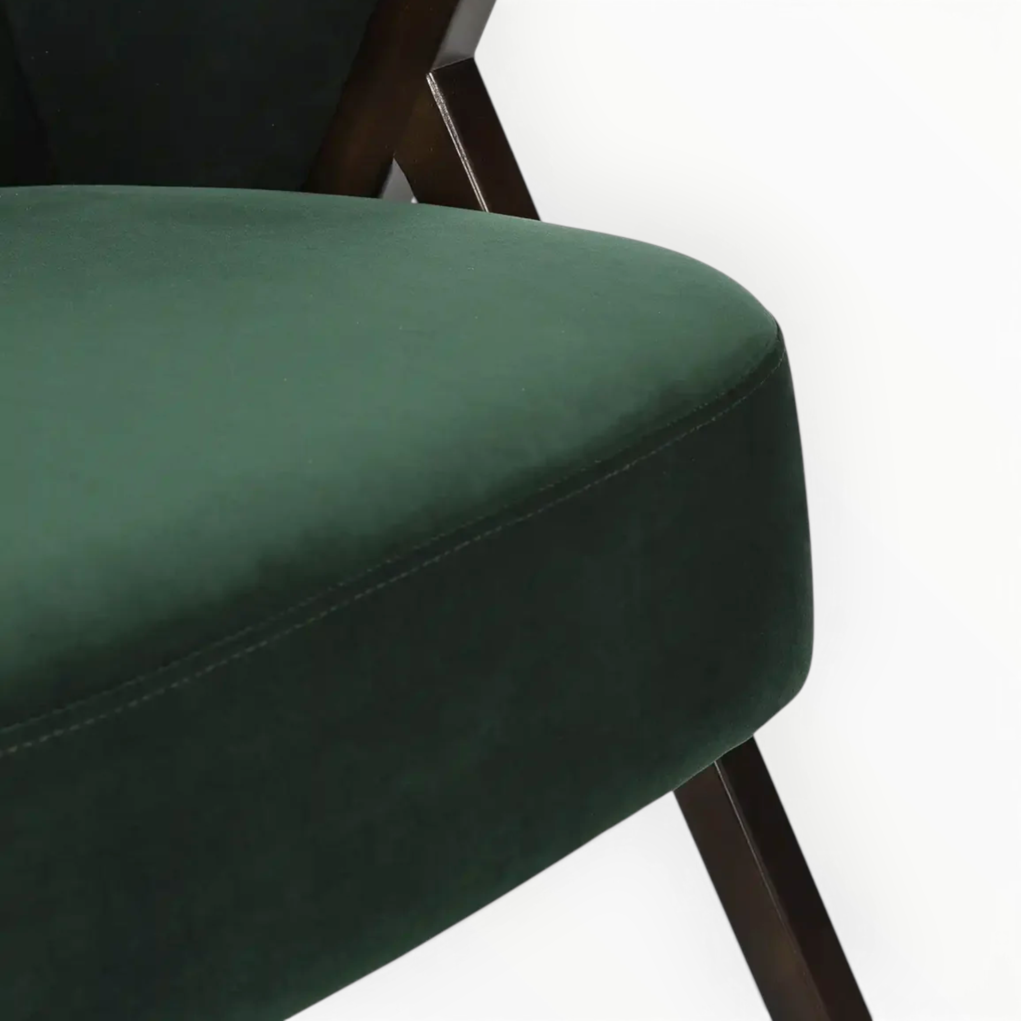 Mateo Chair – Close-Up of Foam Seat and Upholstery Detail