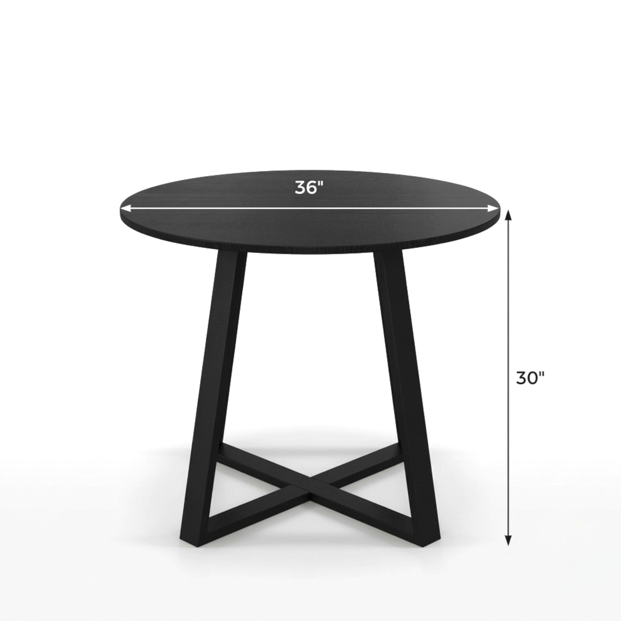 Nero 2-Seater Dining Set | Teakwood A-Frame | Small Space Dining