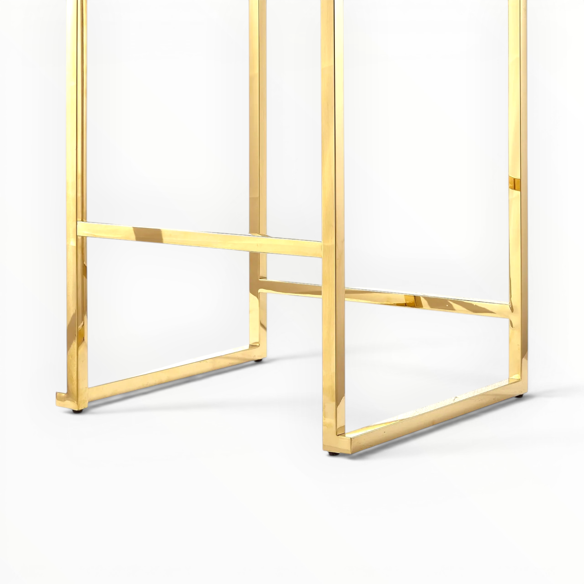 Zane Steel Bar Stool – Customisable Upholstery